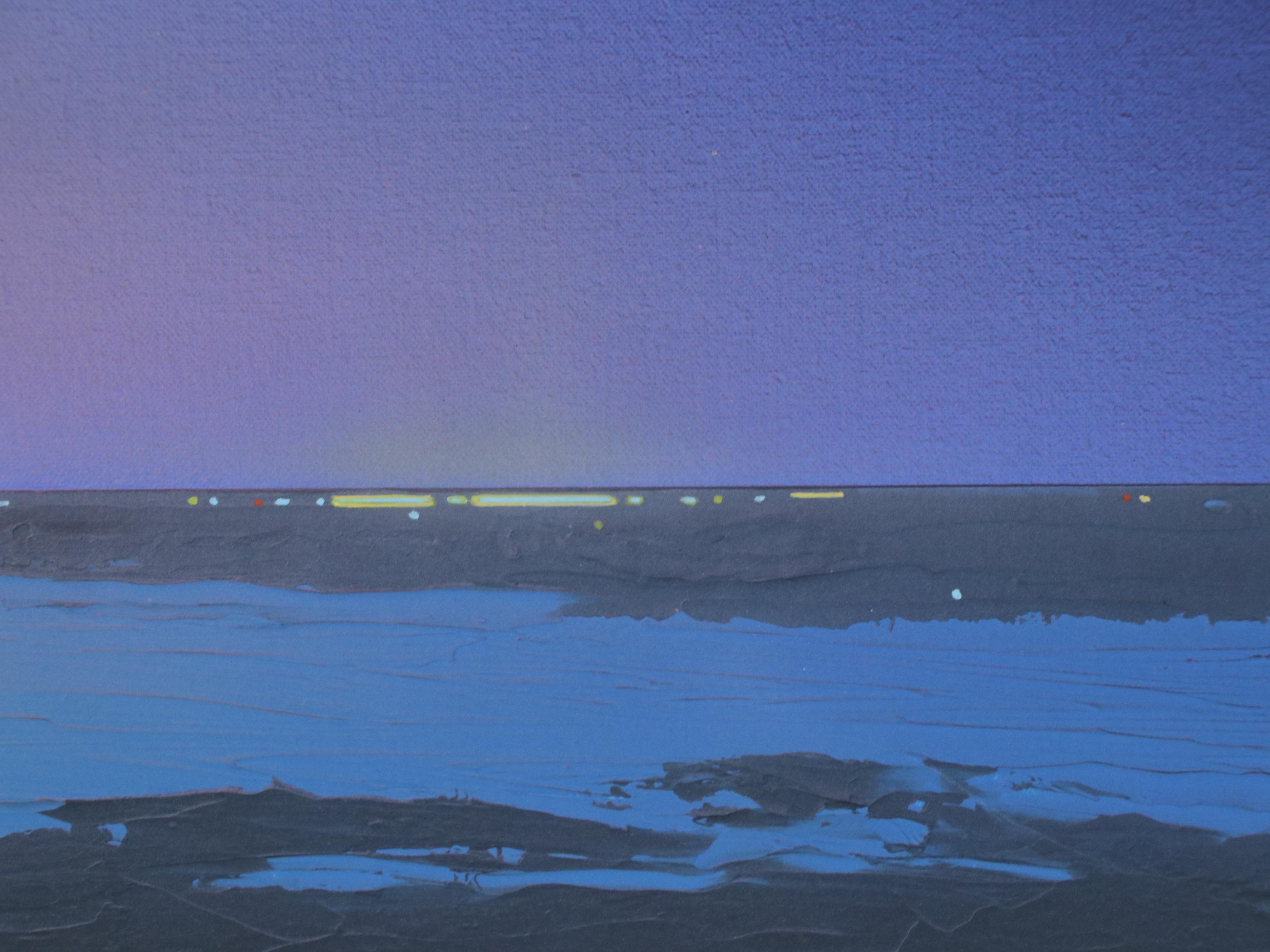 James Wille Faust Acrylic Painting "Comet," 1988