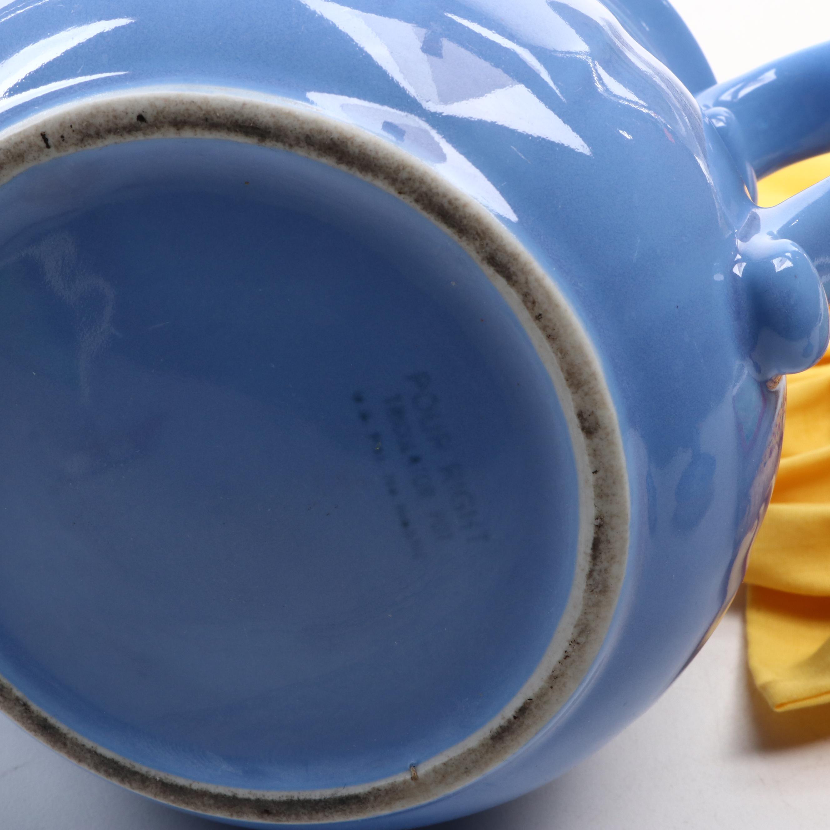 Hall Tricolator Teapot with Mary Hadley and Arabia Ceramic Table
