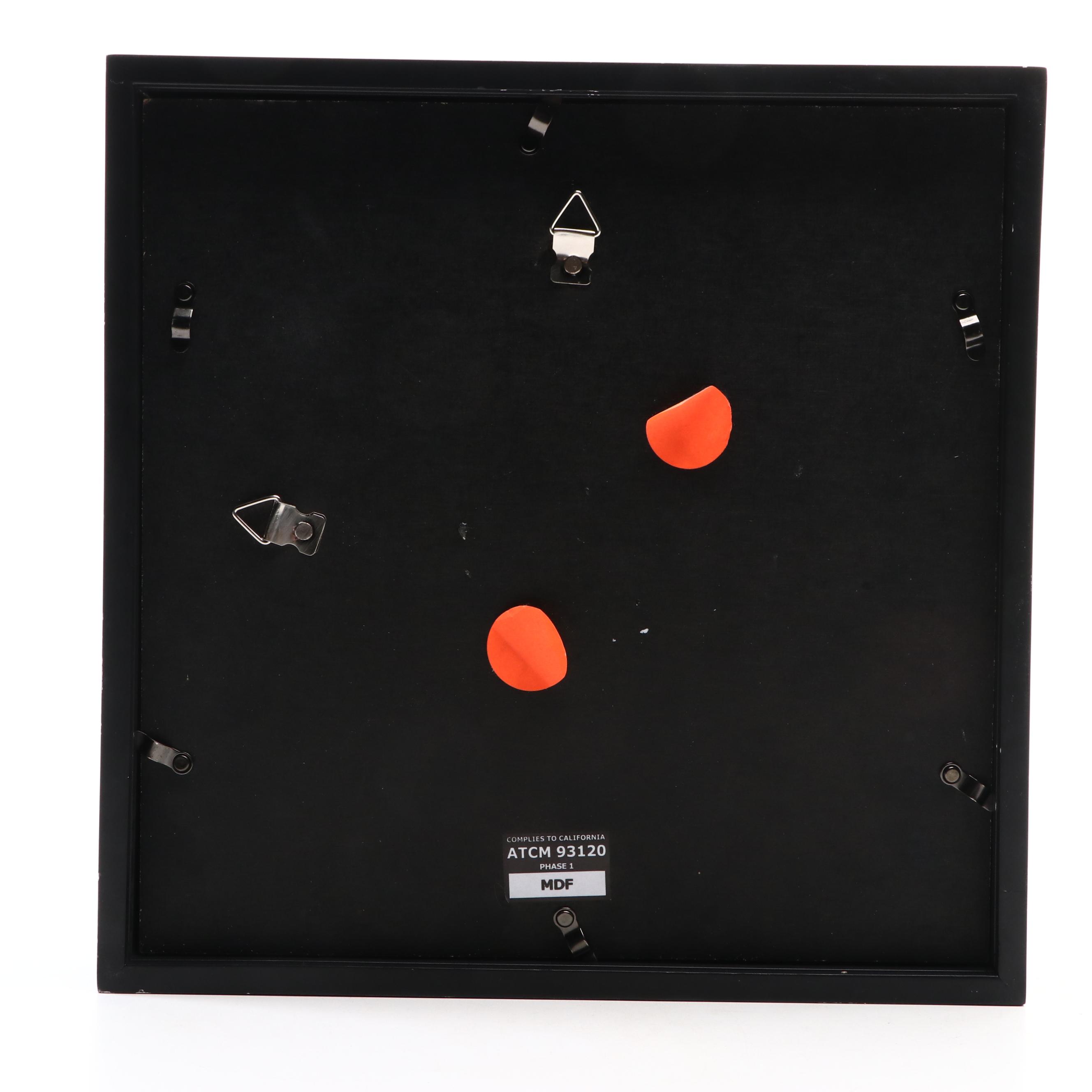 Costume Jewelry Collage in Shadow Box Display