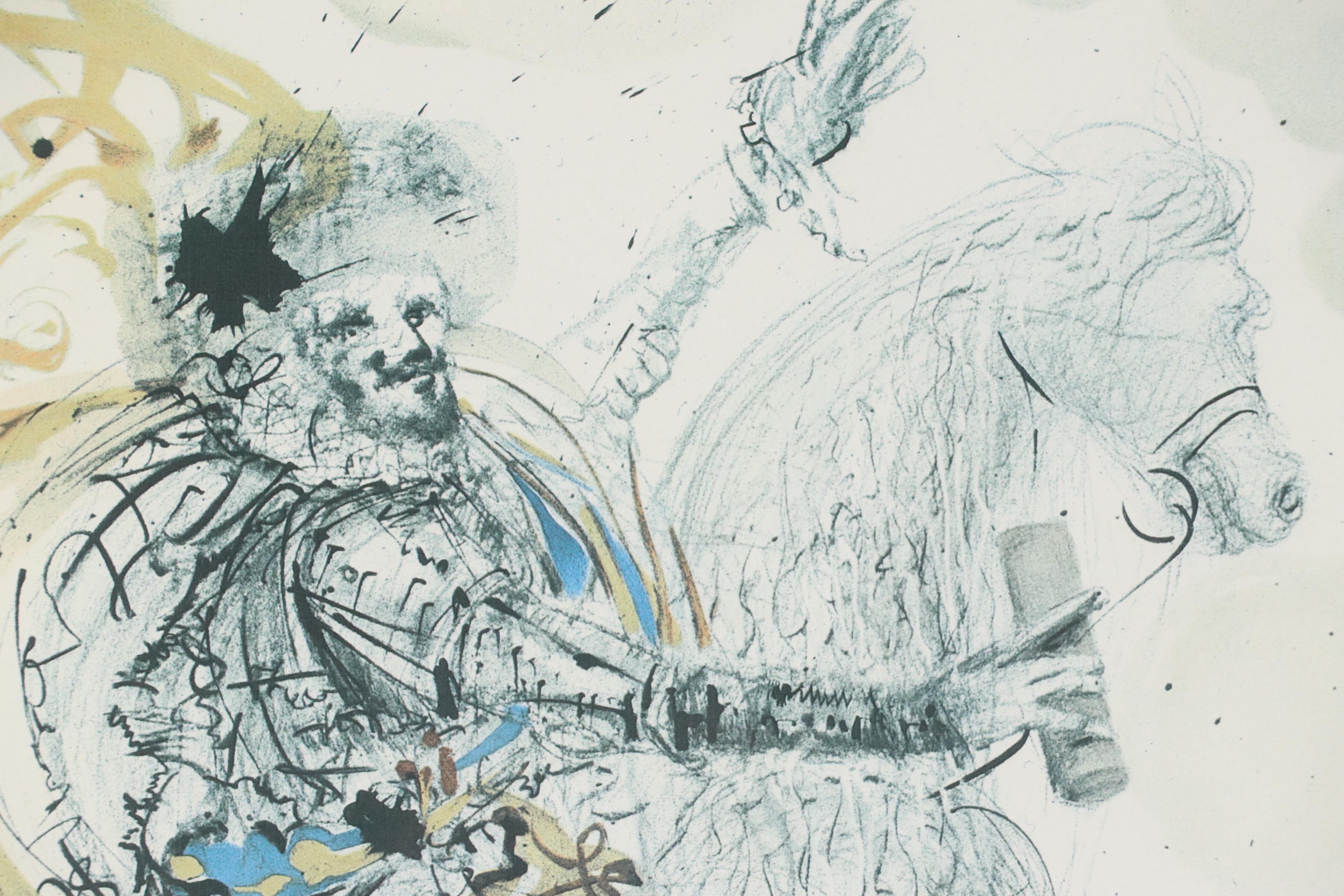Offset Lithograph After Dali "El Cid," 2001
