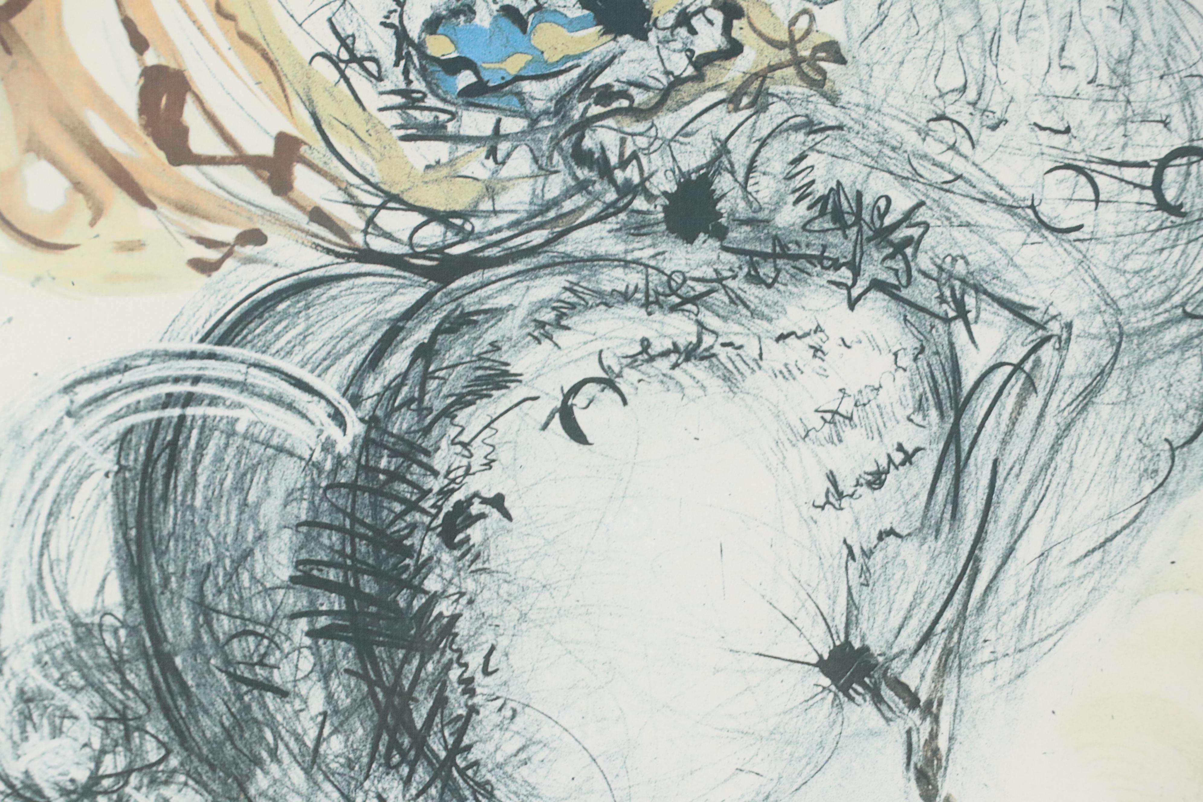 Offset Lithograph After Dali "El Cid," 2001