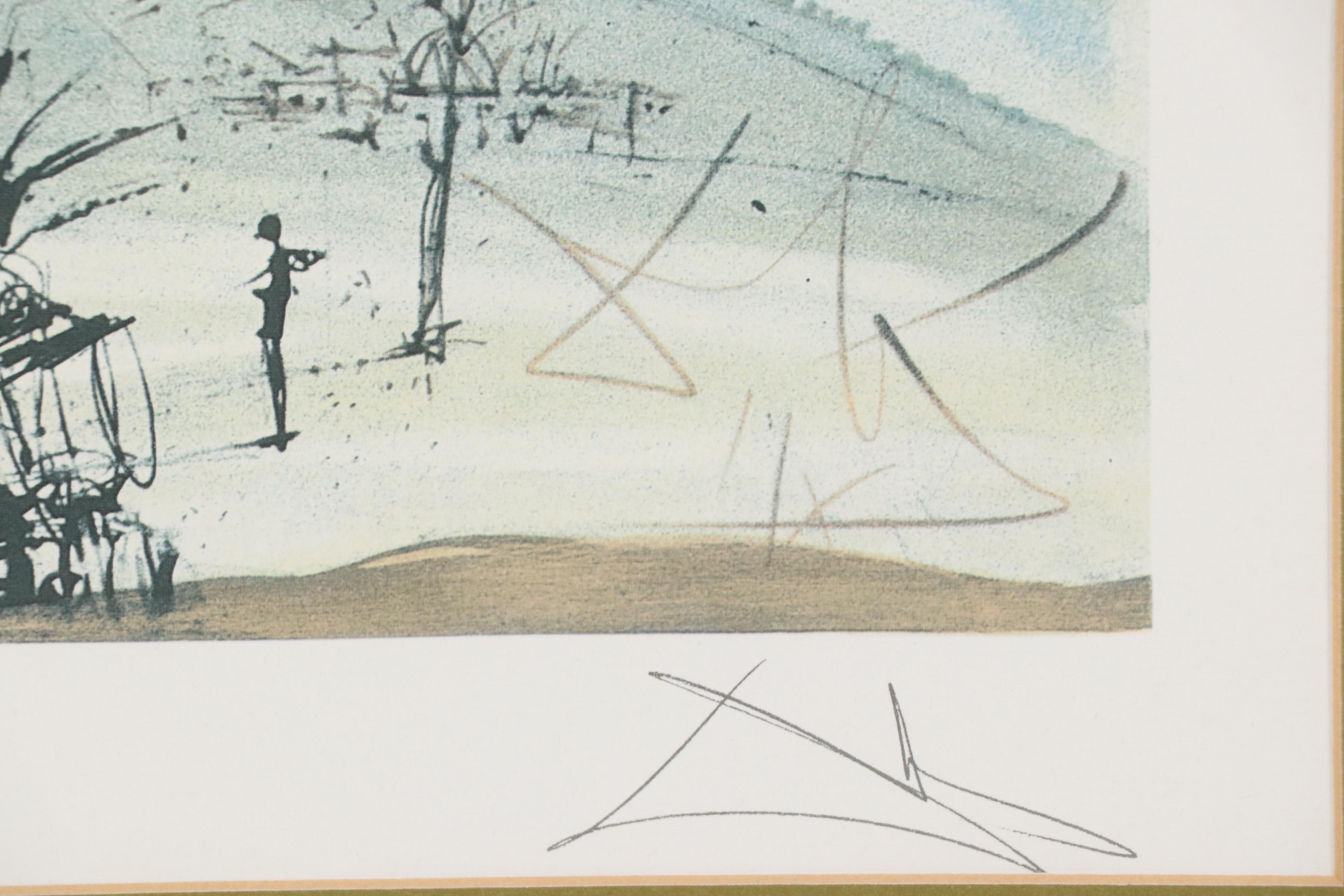 Offset Lithograph After Dali "El Cid," 2001