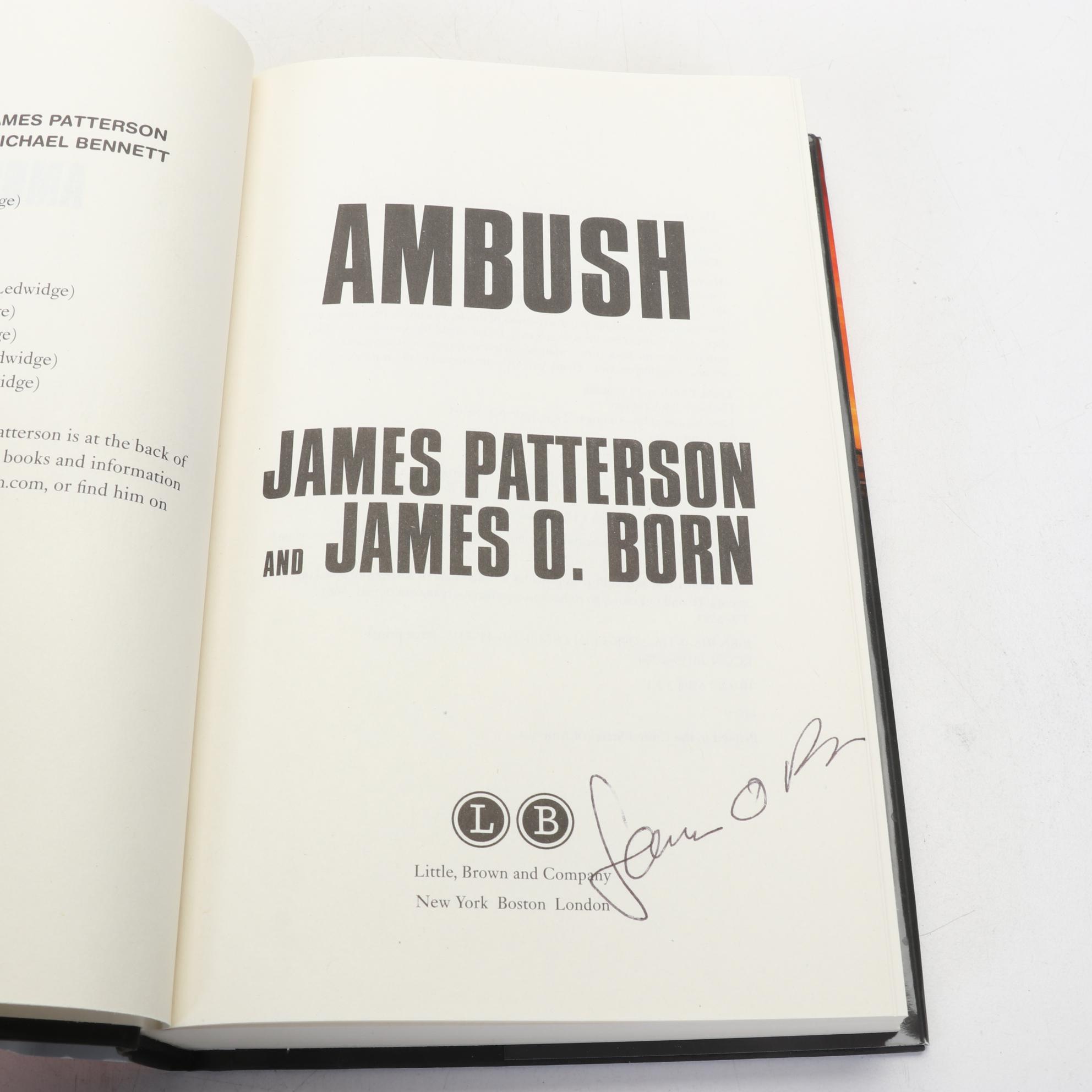 Signed First Edition Books Including James Patterson and Walter Mosley