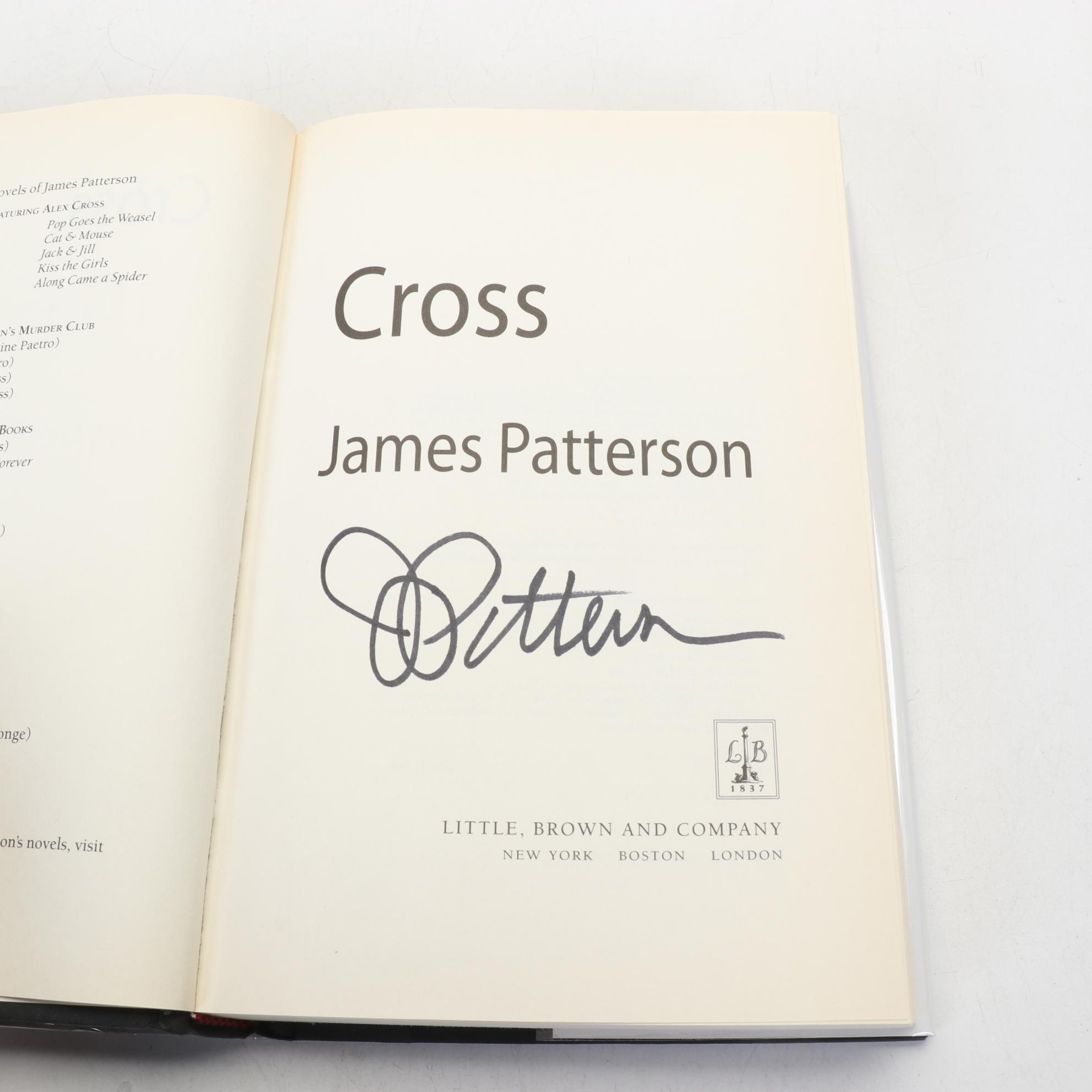 Signed First Edition Books Including James Patterson and Walter Mosley