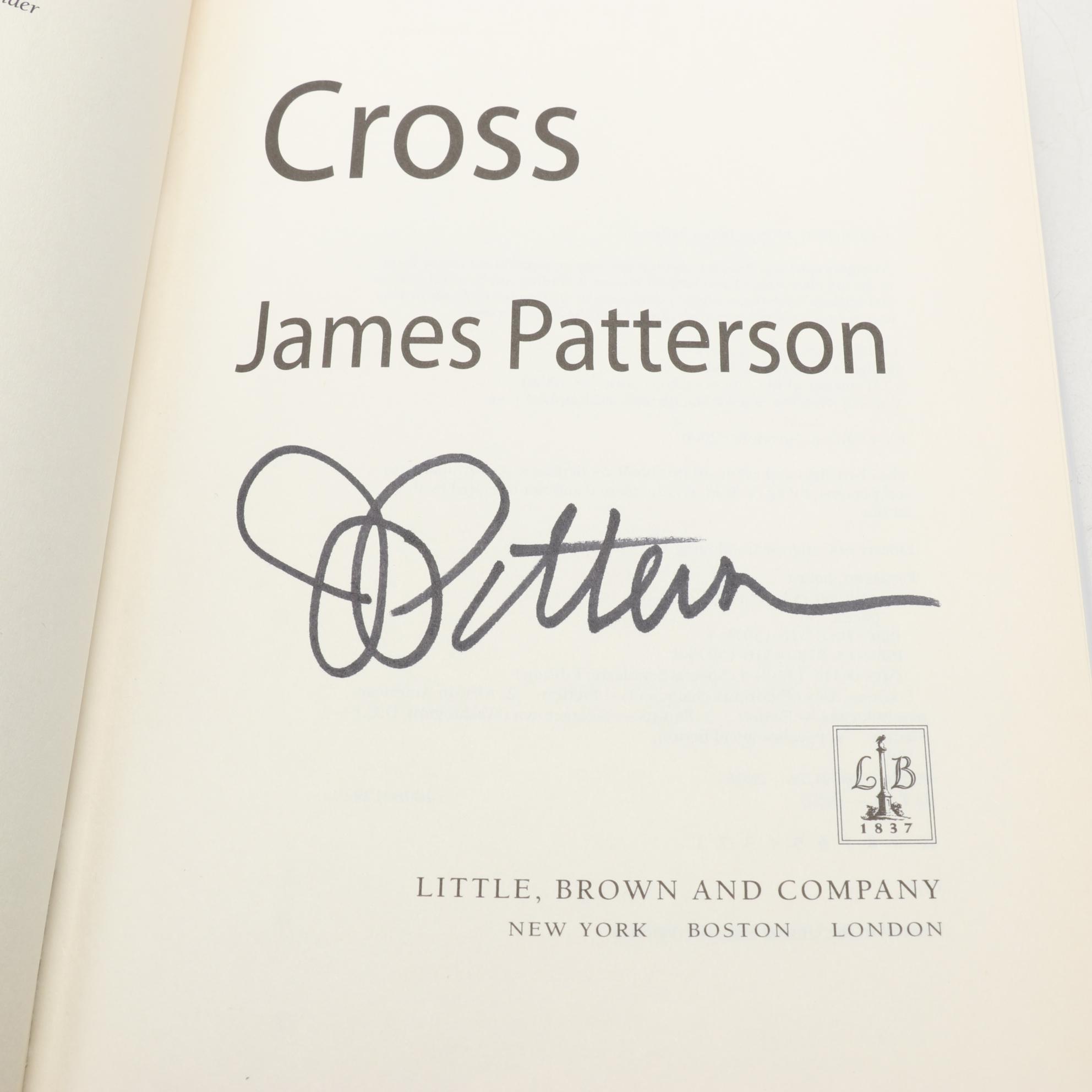 Signed First Edition Books Including James Patterson and Walter Mosley