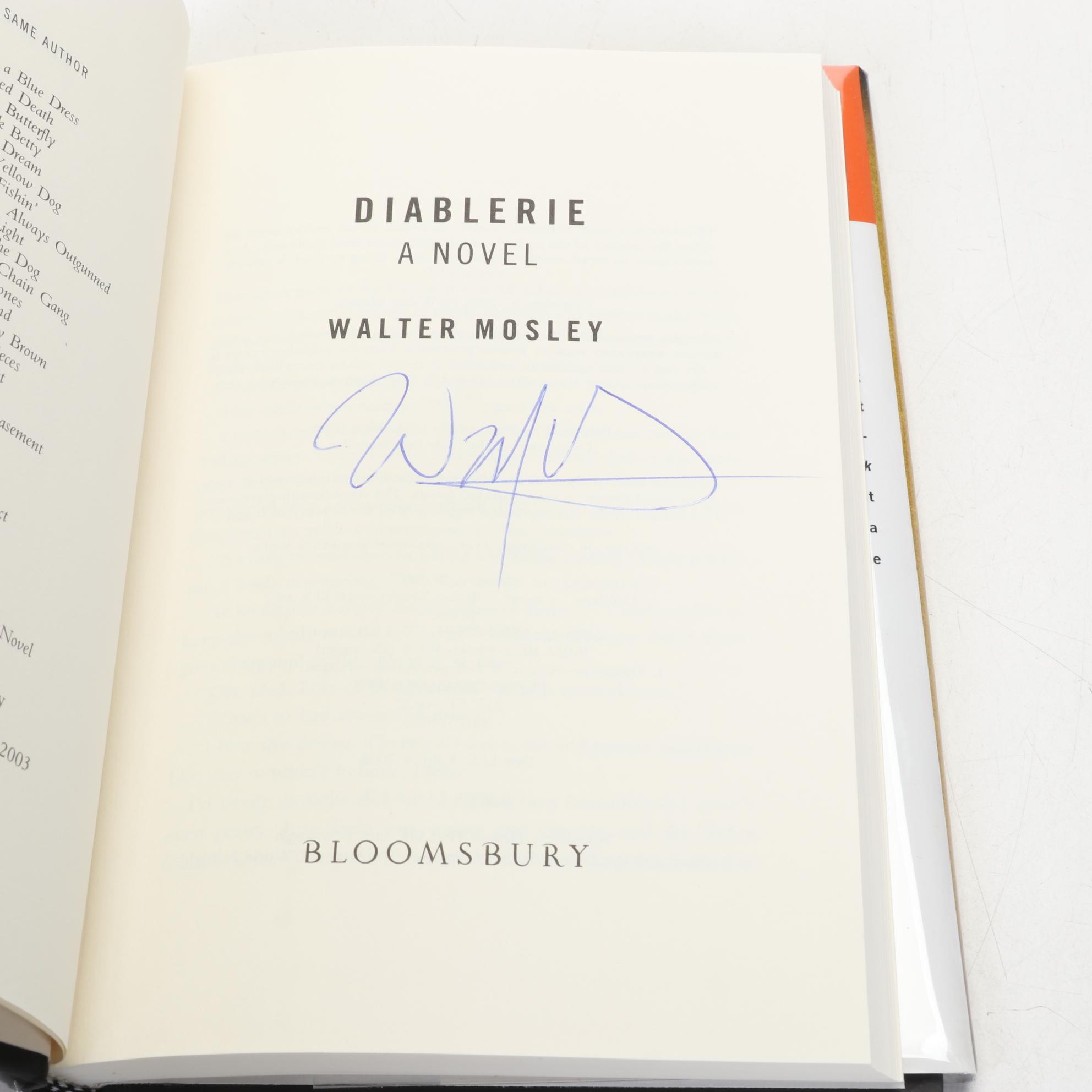 Signed First Edition Books Including James Patterson and Walter Mosley