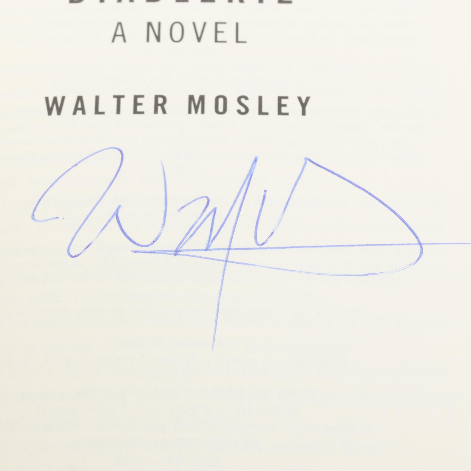Signed First Edition Books Including James Patterson and Walter Mosley