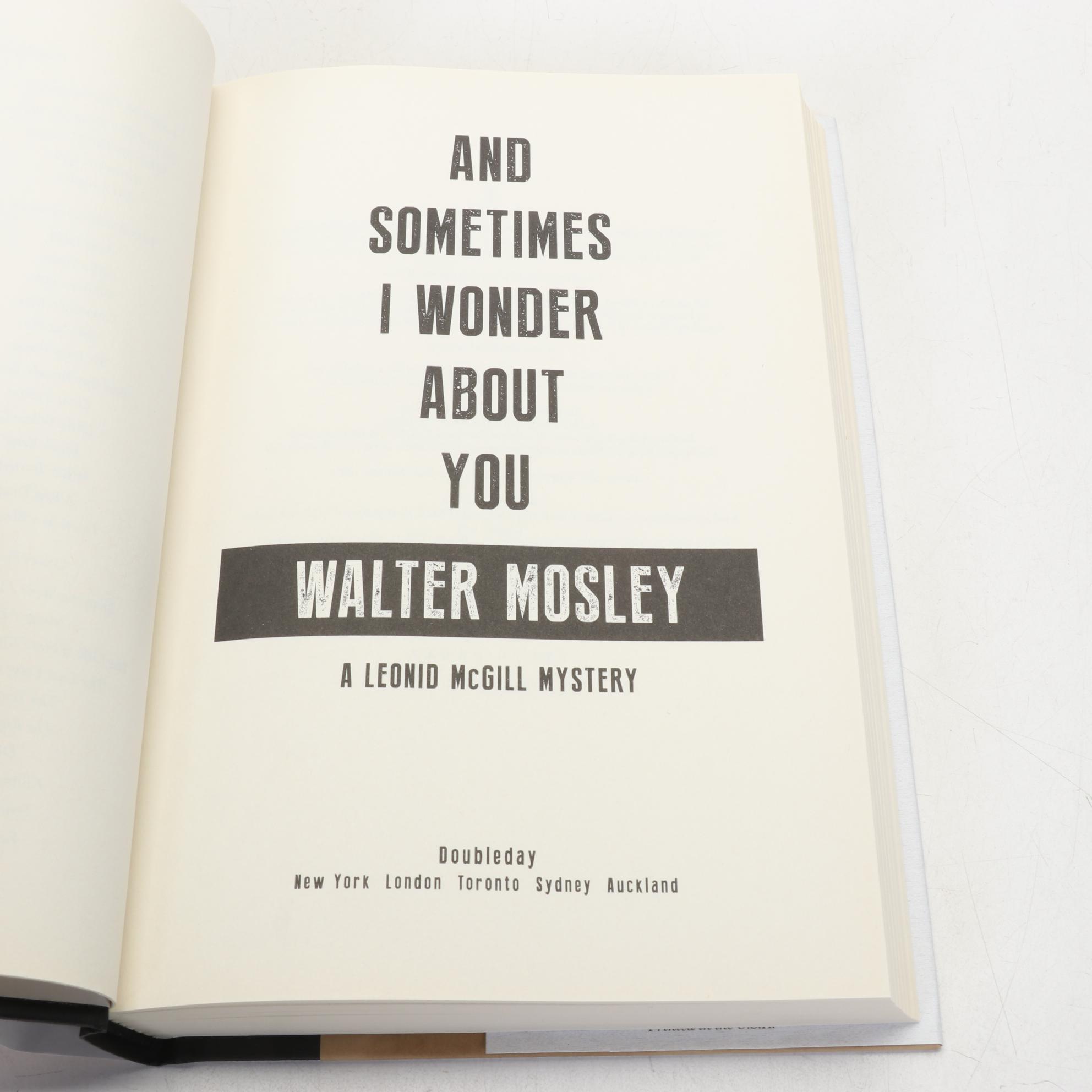 Signed First Edition Books Including James Patterson and Walter Mosley