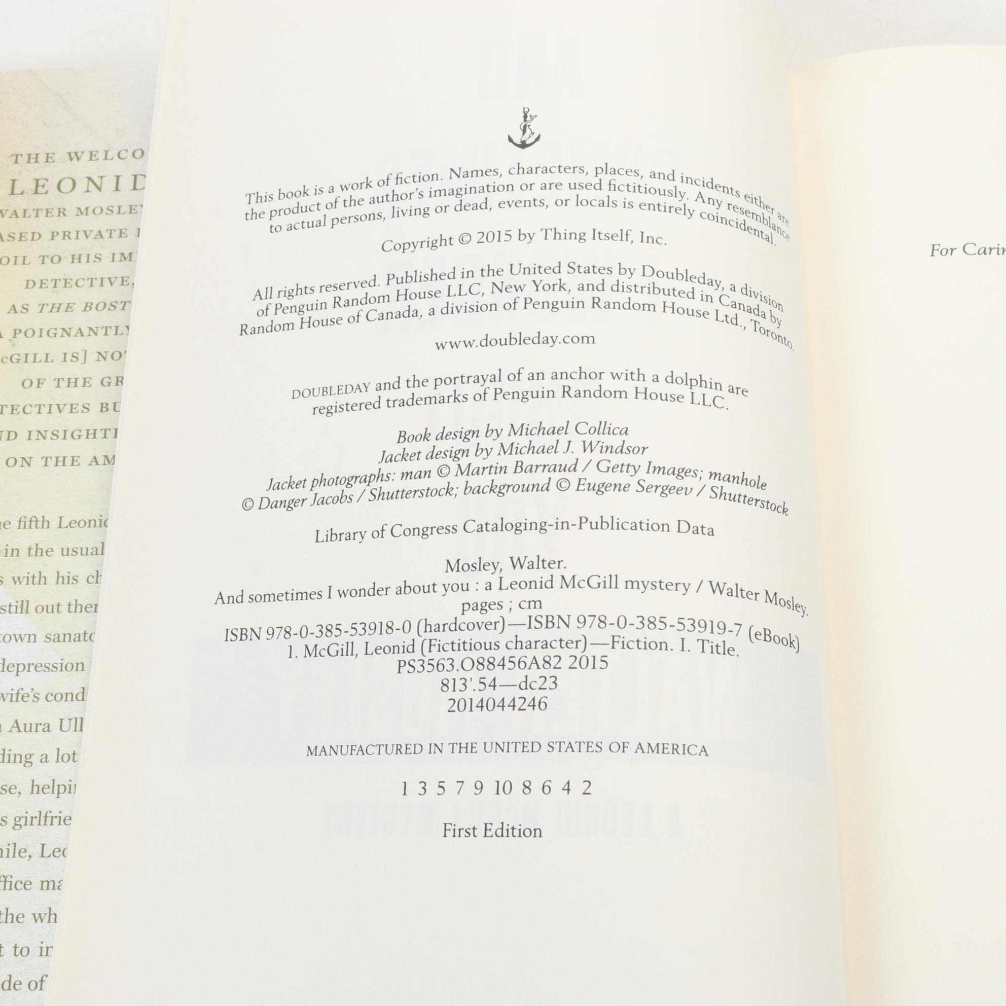 Signed First Edition Books Including James Patterson and Walter Mosley