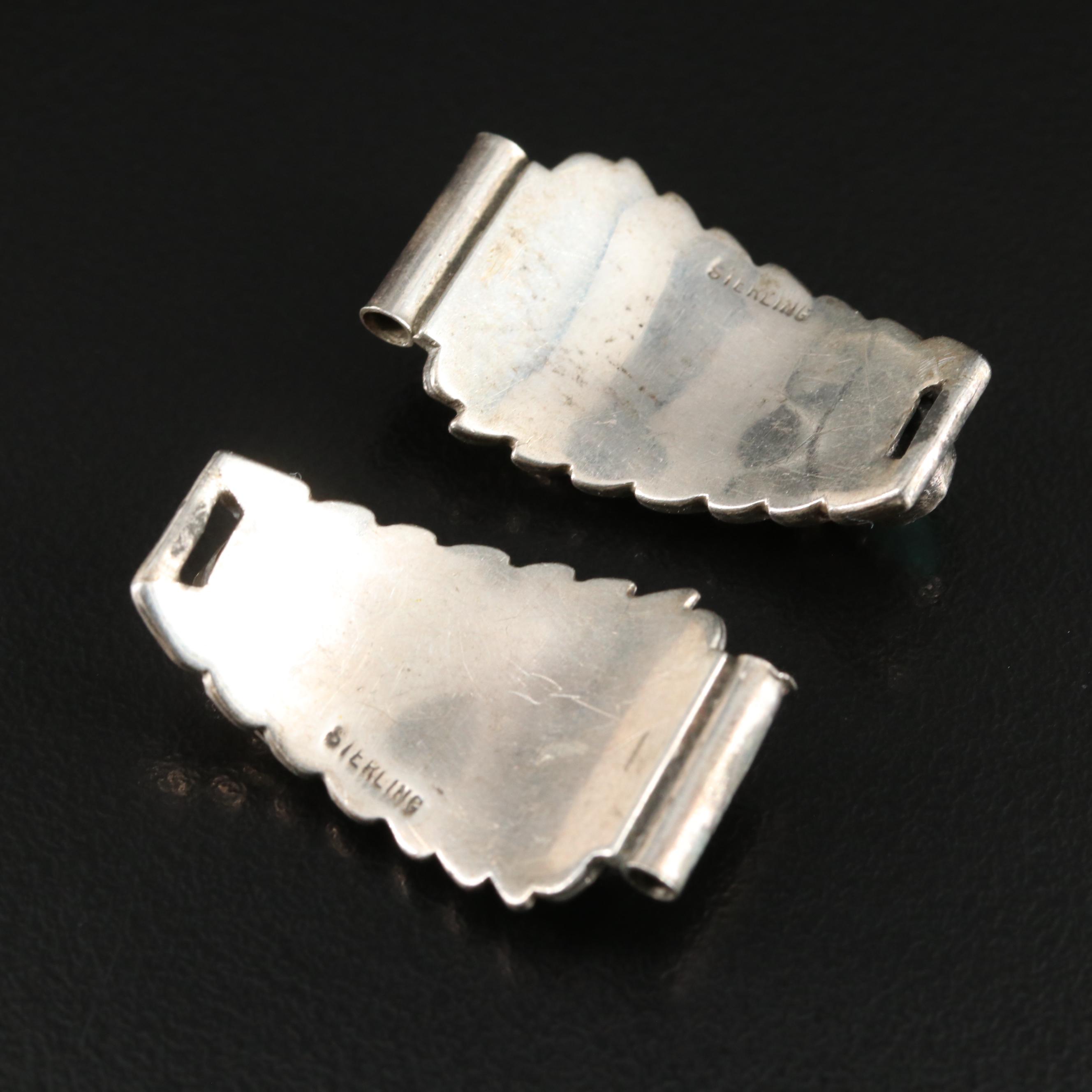 Sterling Opal Watch Band Ends