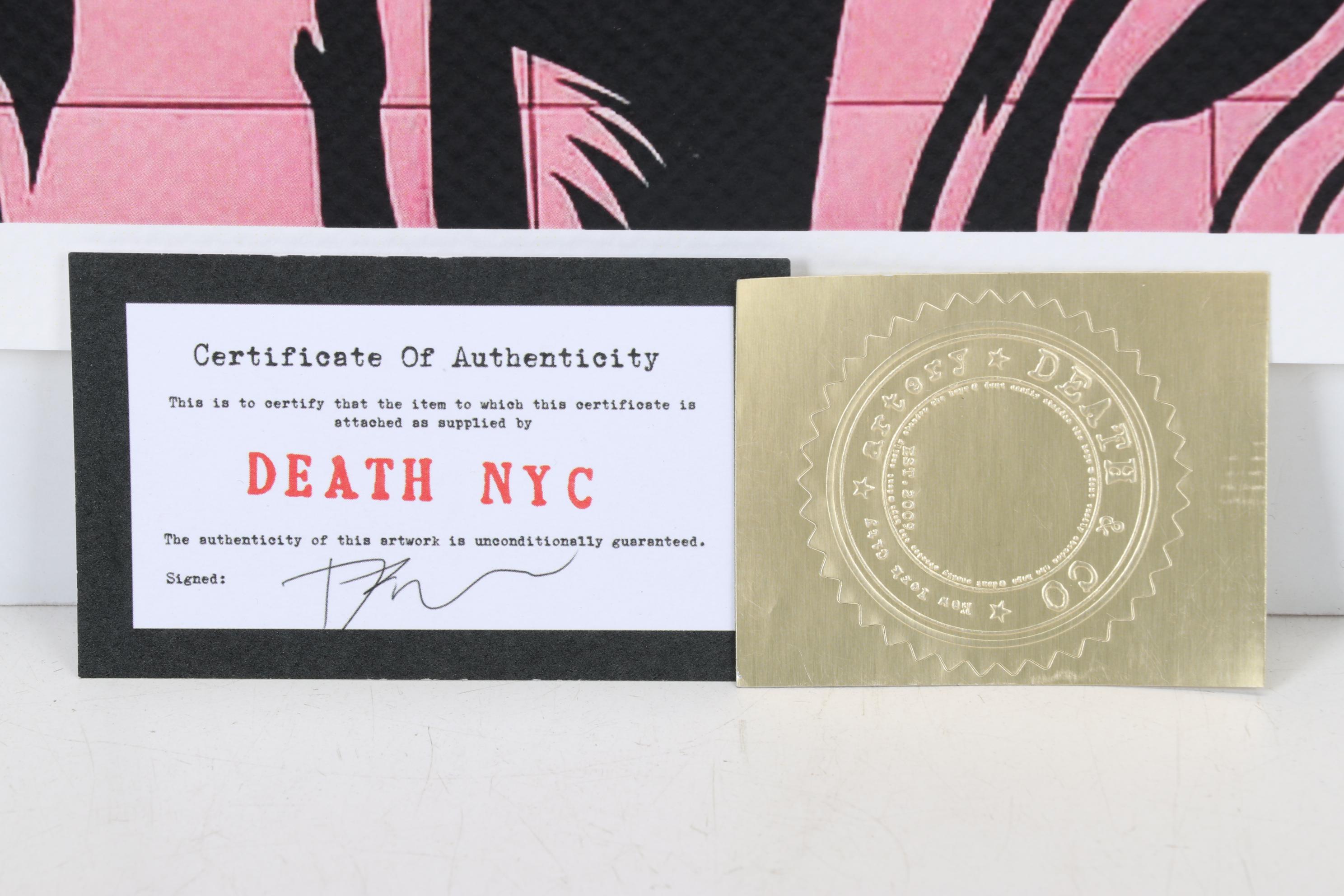 Death NYC Pop Art Graphic Print Homage To Roy Lichtenstein, 2023