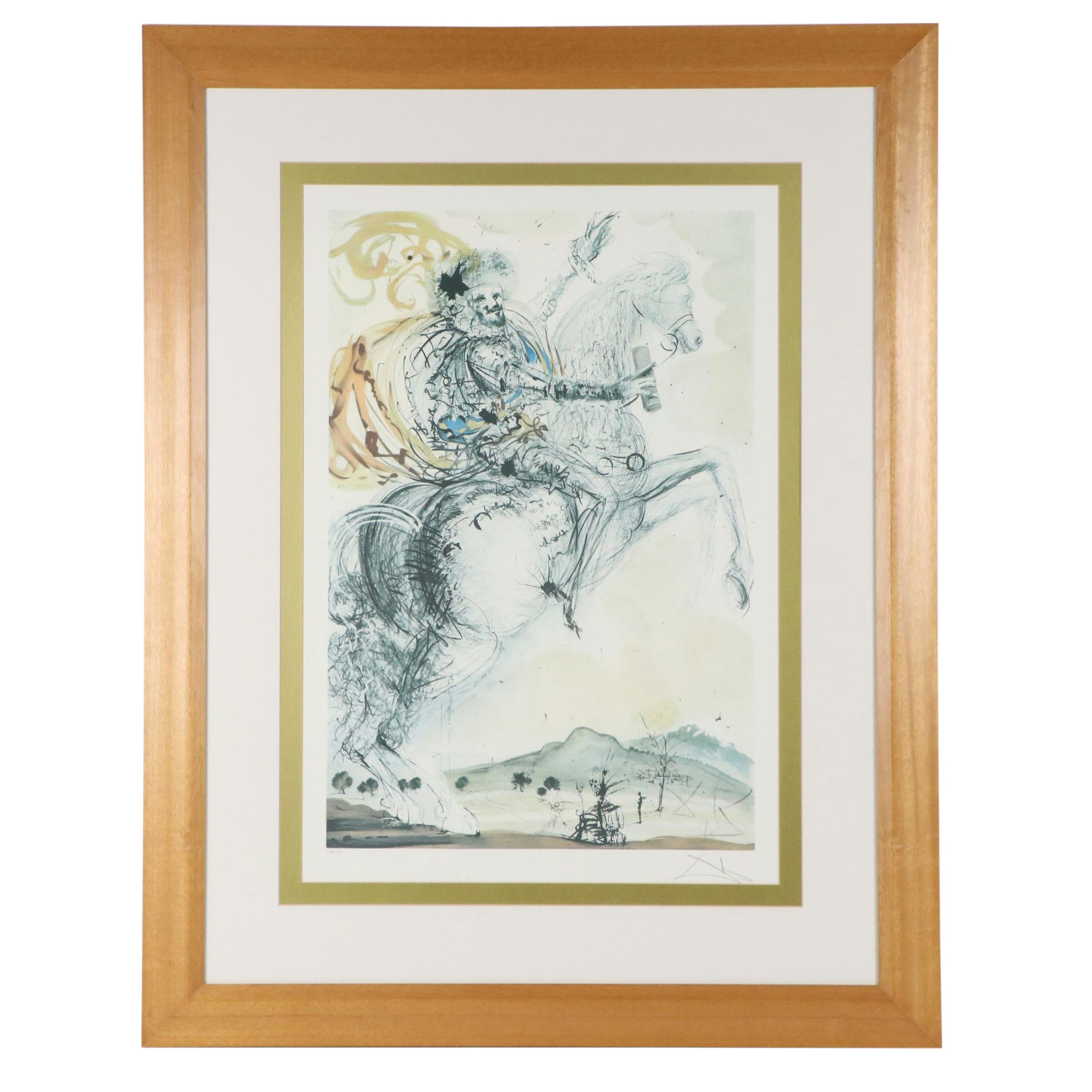 Offset Lithograph After Dali "El Cid," 2001