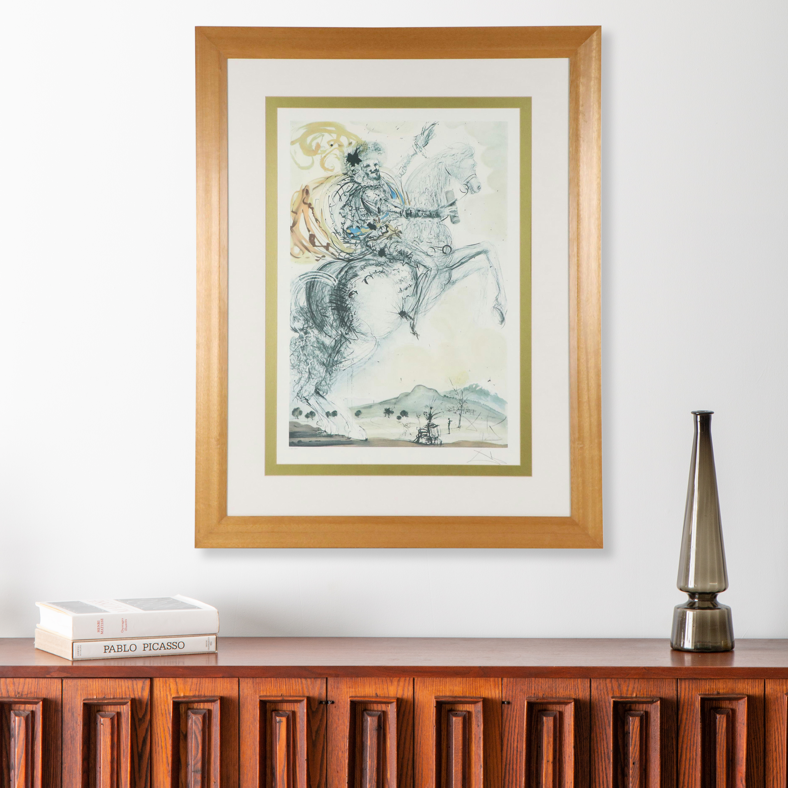 Offset Lithograph After Dali "El Cid," 2001