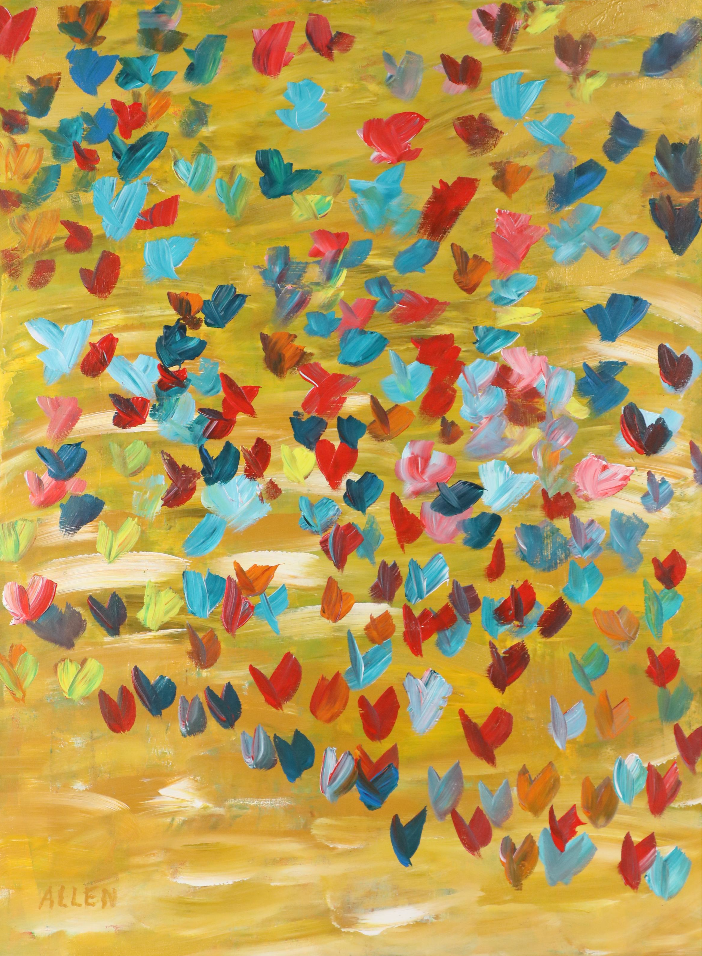 Allen Abstract Acrylic Painting