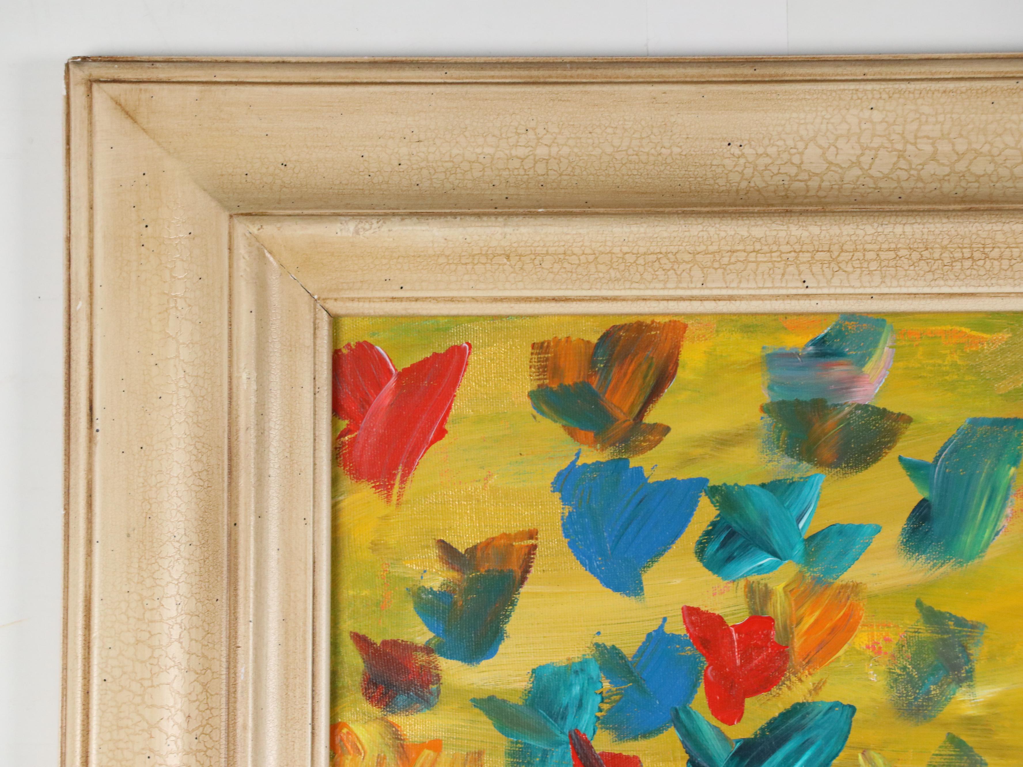 Allen Abstract Acrylic Painting