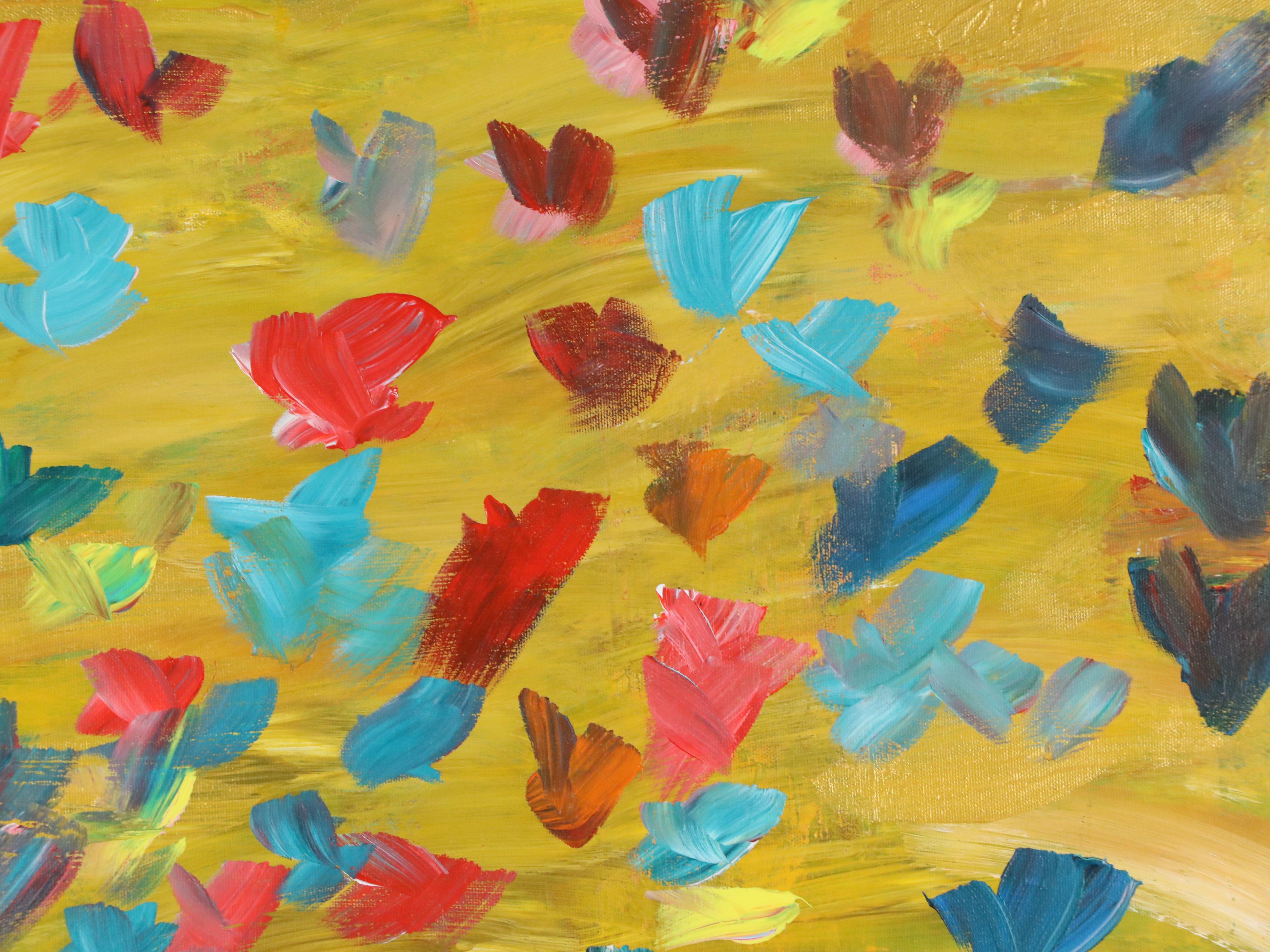 Allen Abstract Acrylic Painting