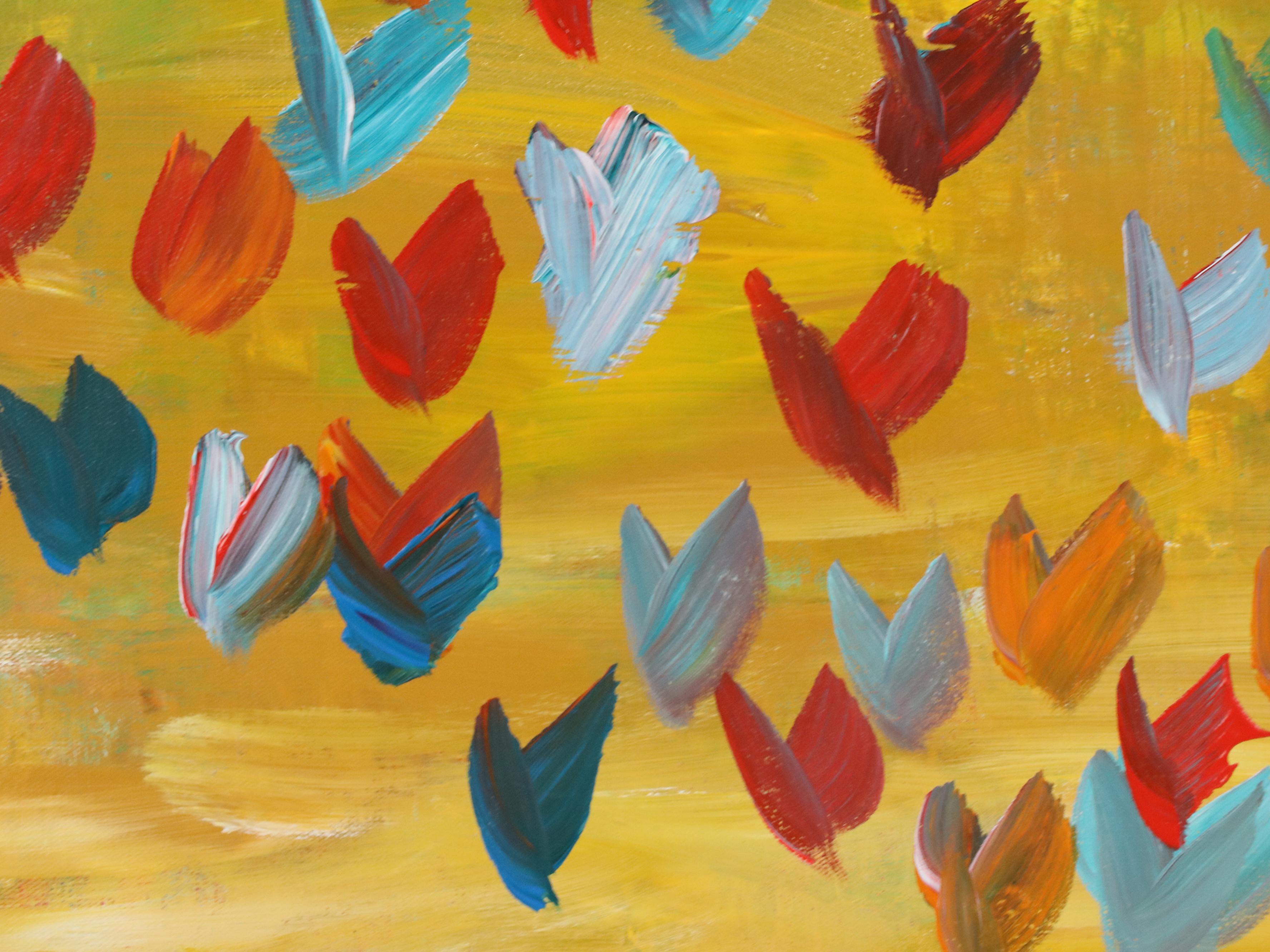 Allen Abstract Acrylic Painting