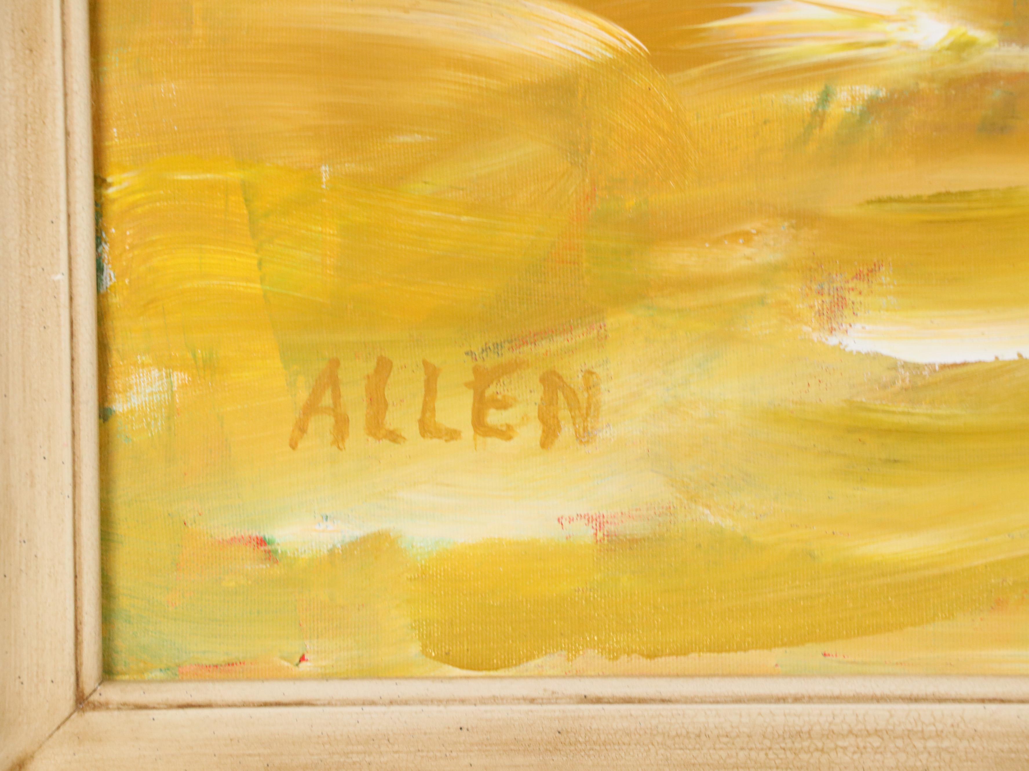 Allen Abstract Acrylic Painting