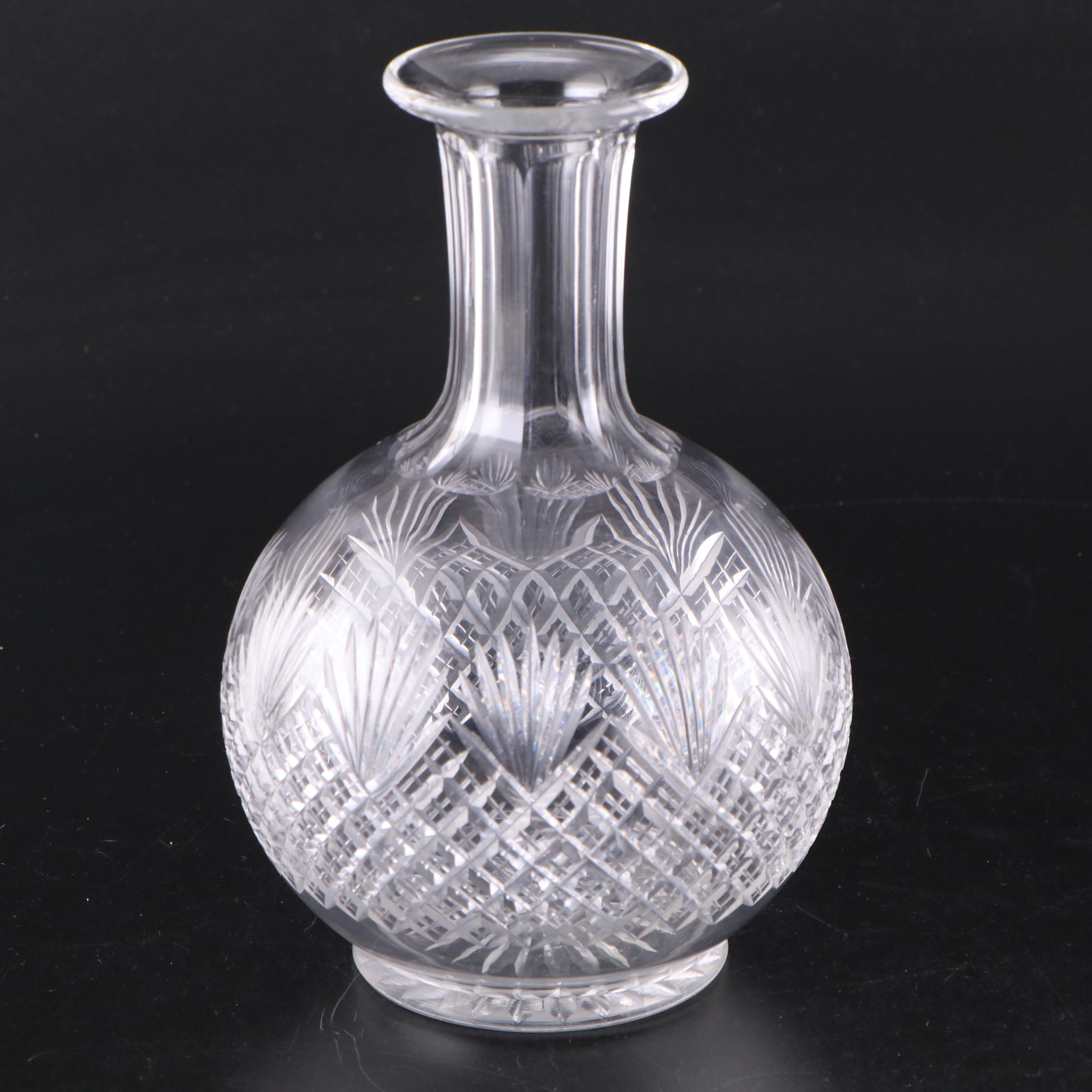Baccarat "Canterbury" Blown Glass Decanter with Crystal Decanters and