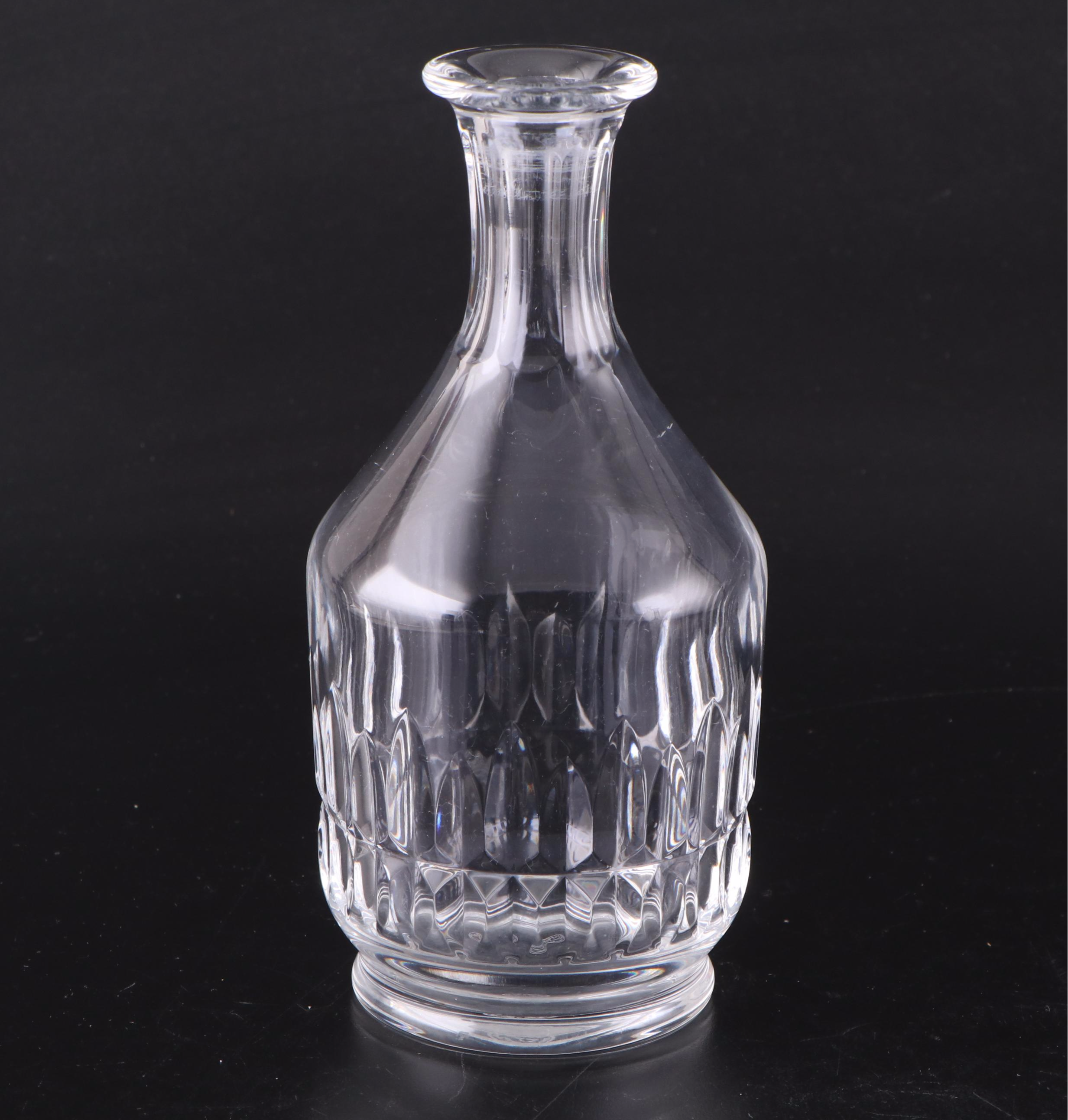 Baccarat "Canterbury" Blown Glass Decanter with Crystal Decanters and