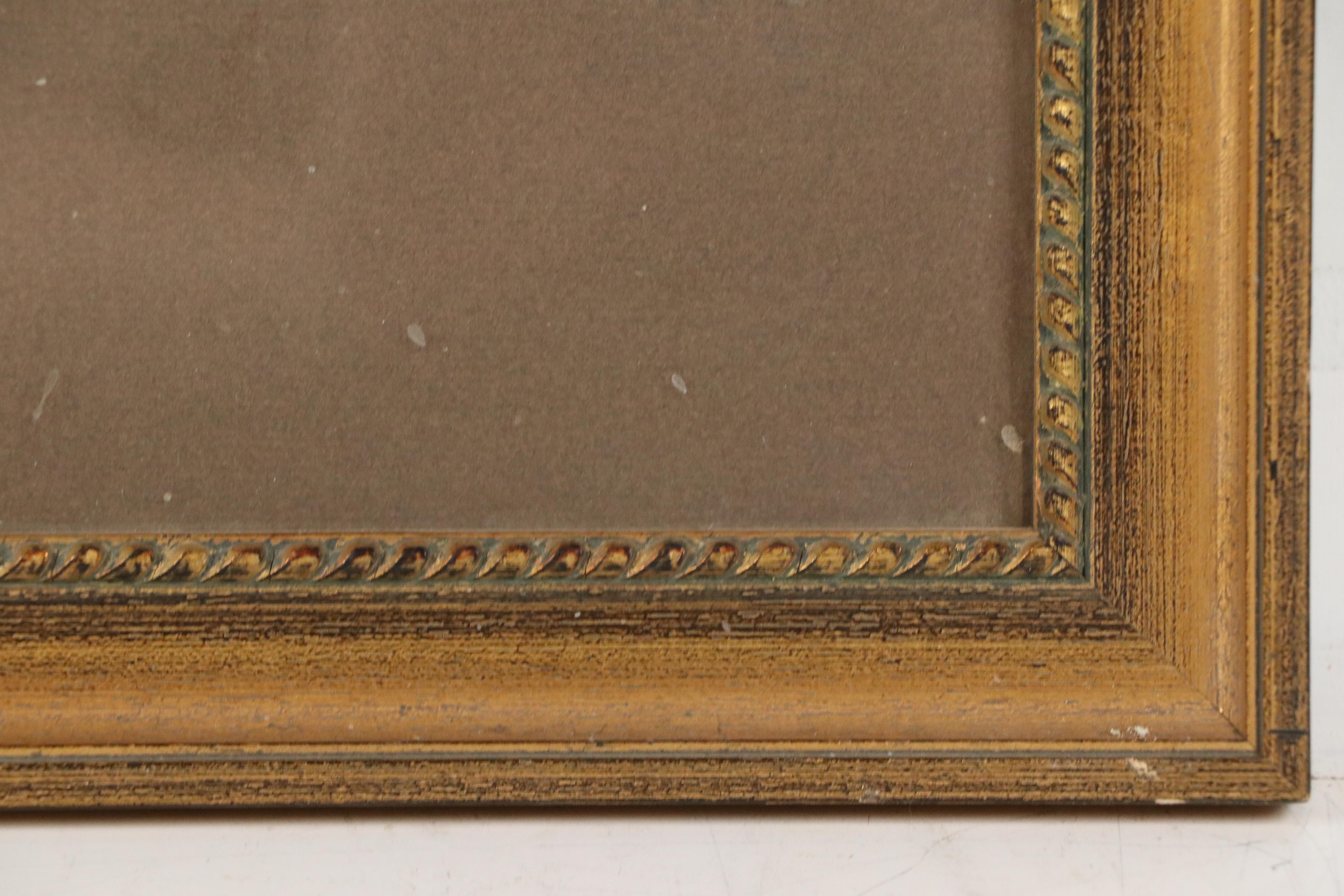 Hans Figura Etching on Silk of Rothenburg ob der Tauber Scene