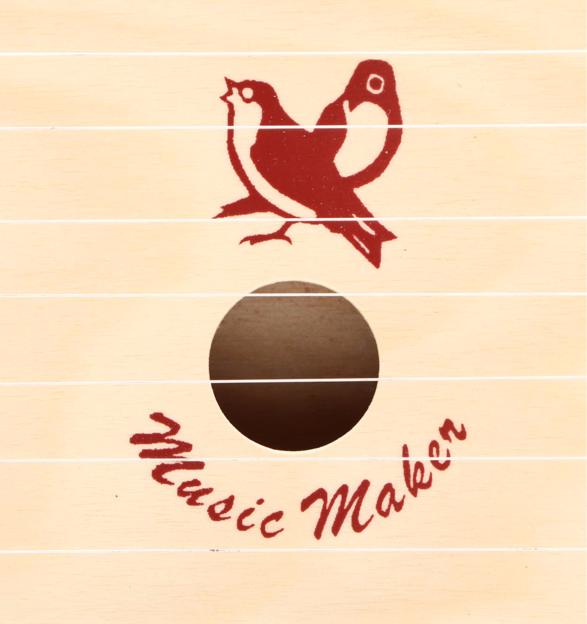 Music Maker Wooden Melody Harp with Sheet Music and Case