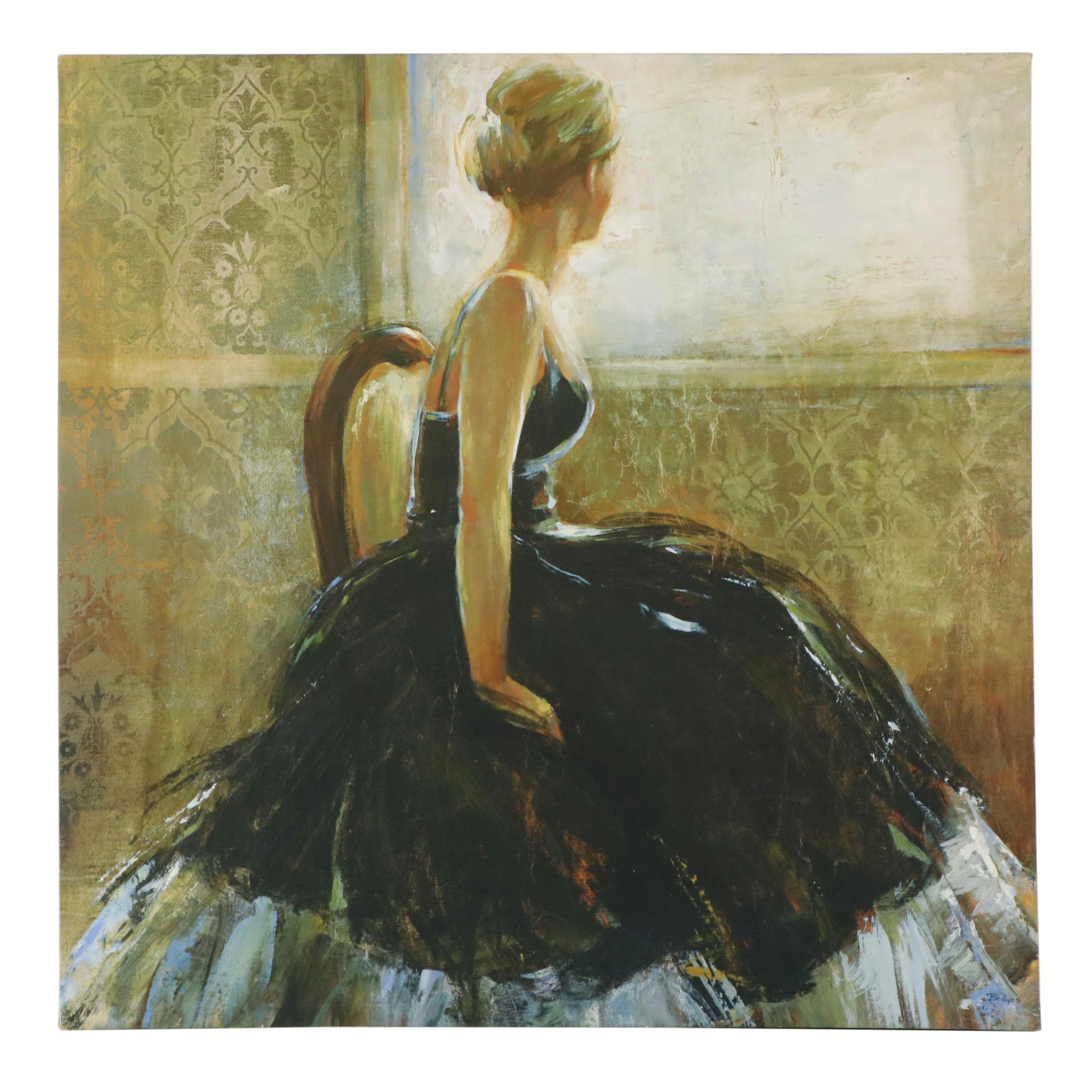 Giclée After Marilyn Bridges "Girl in Dress"