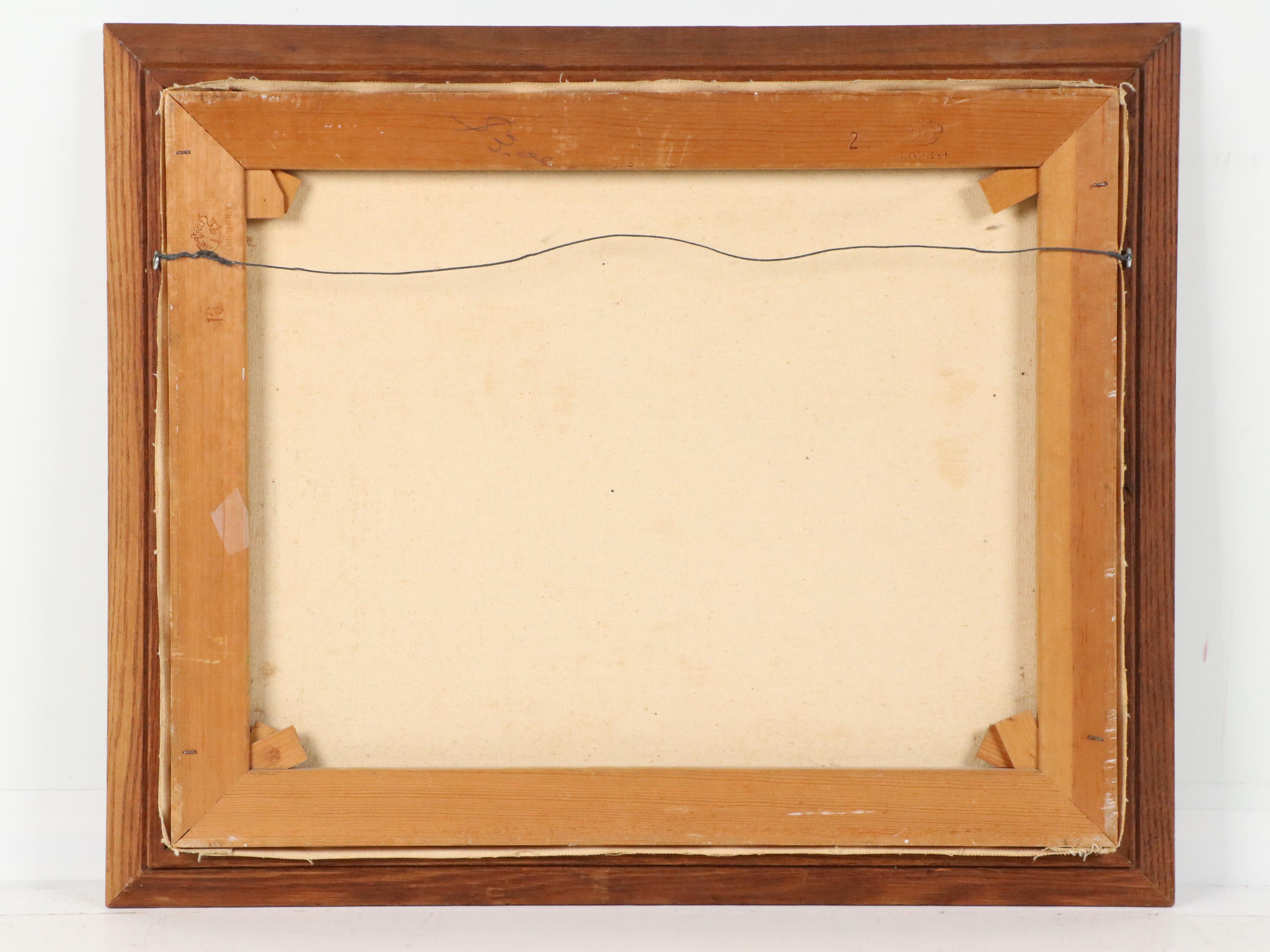 Gardening-Themed Still Life Oil Painting