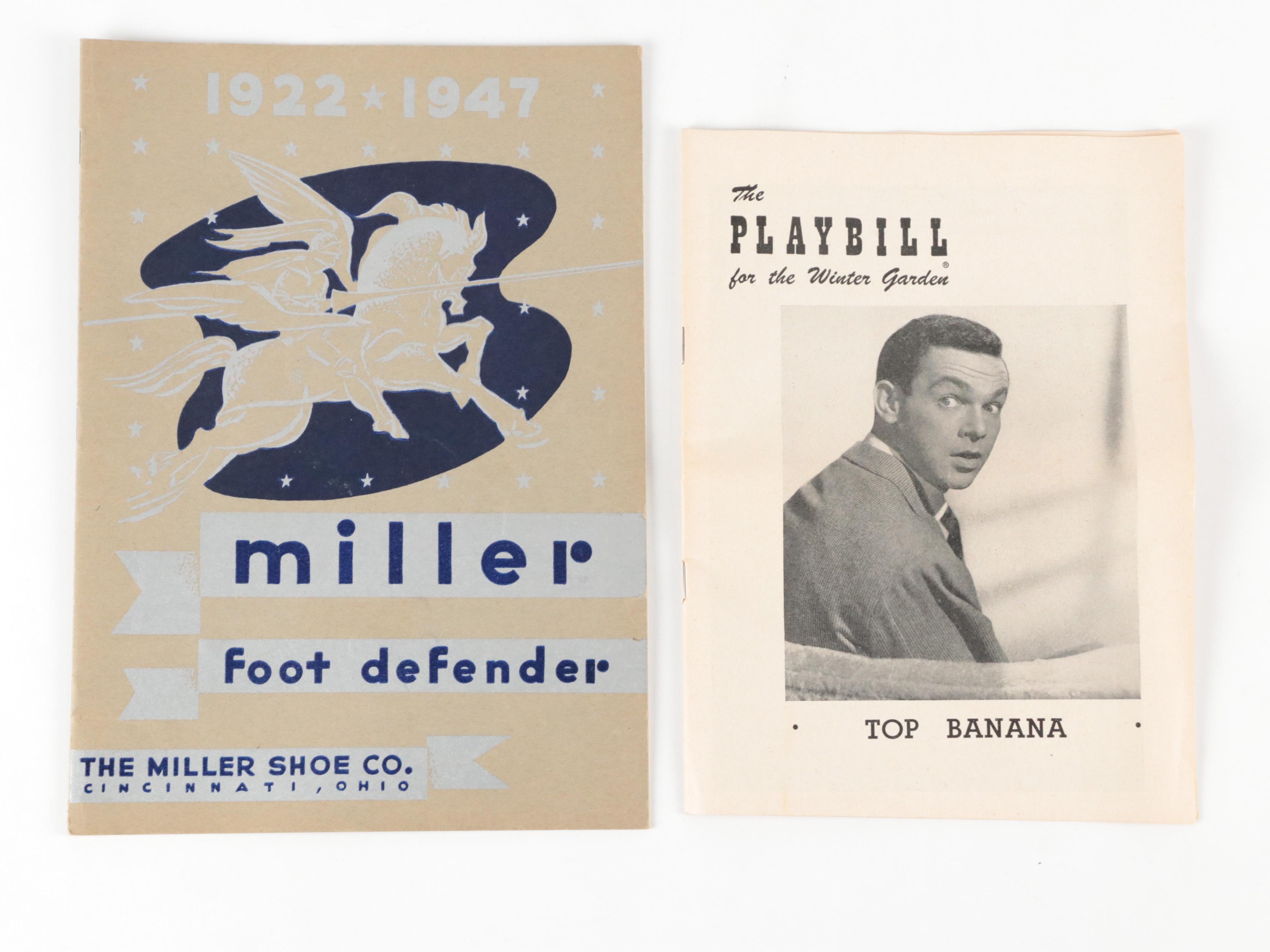 Miller Shoe Co., Sunbeam with Other Manuals, Calendar, Guides and More Ephemera