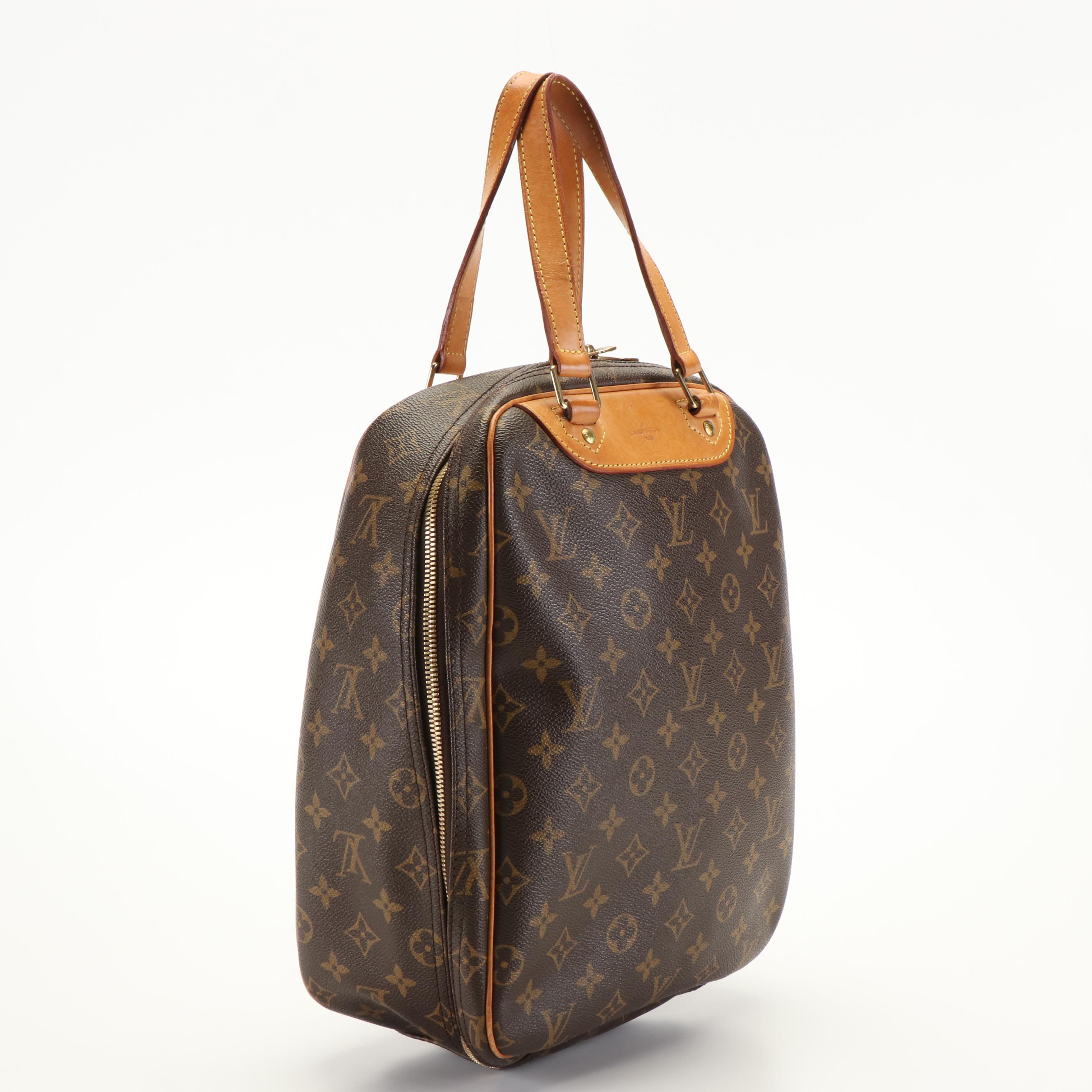 Louis Vuitton Excursion Shoe Bag in Brown Monogram Leather