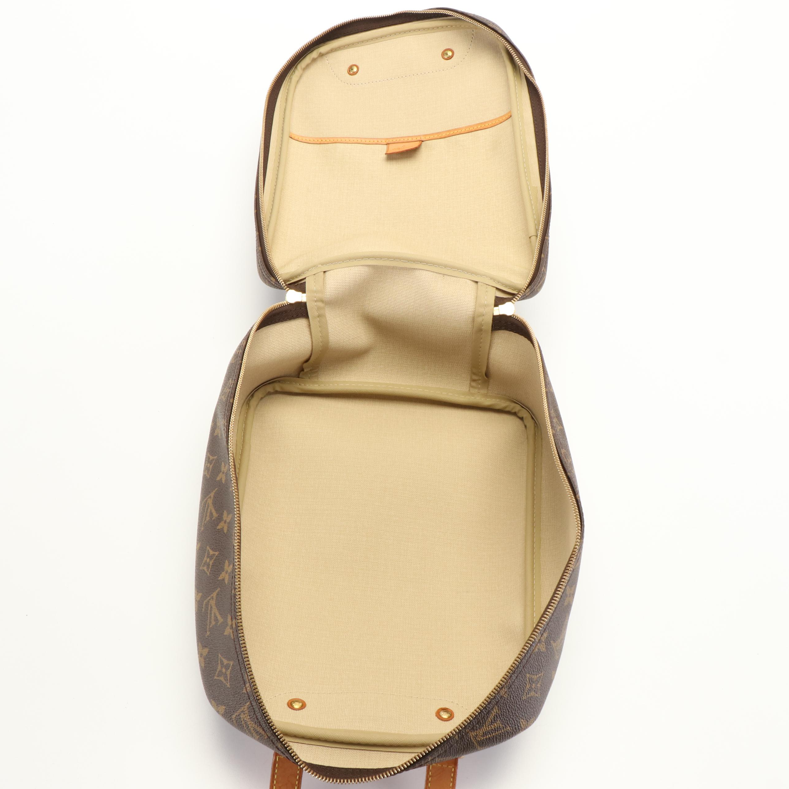 Louis Vuitton Excursion Shoe Bag in Brown Monogram Leather