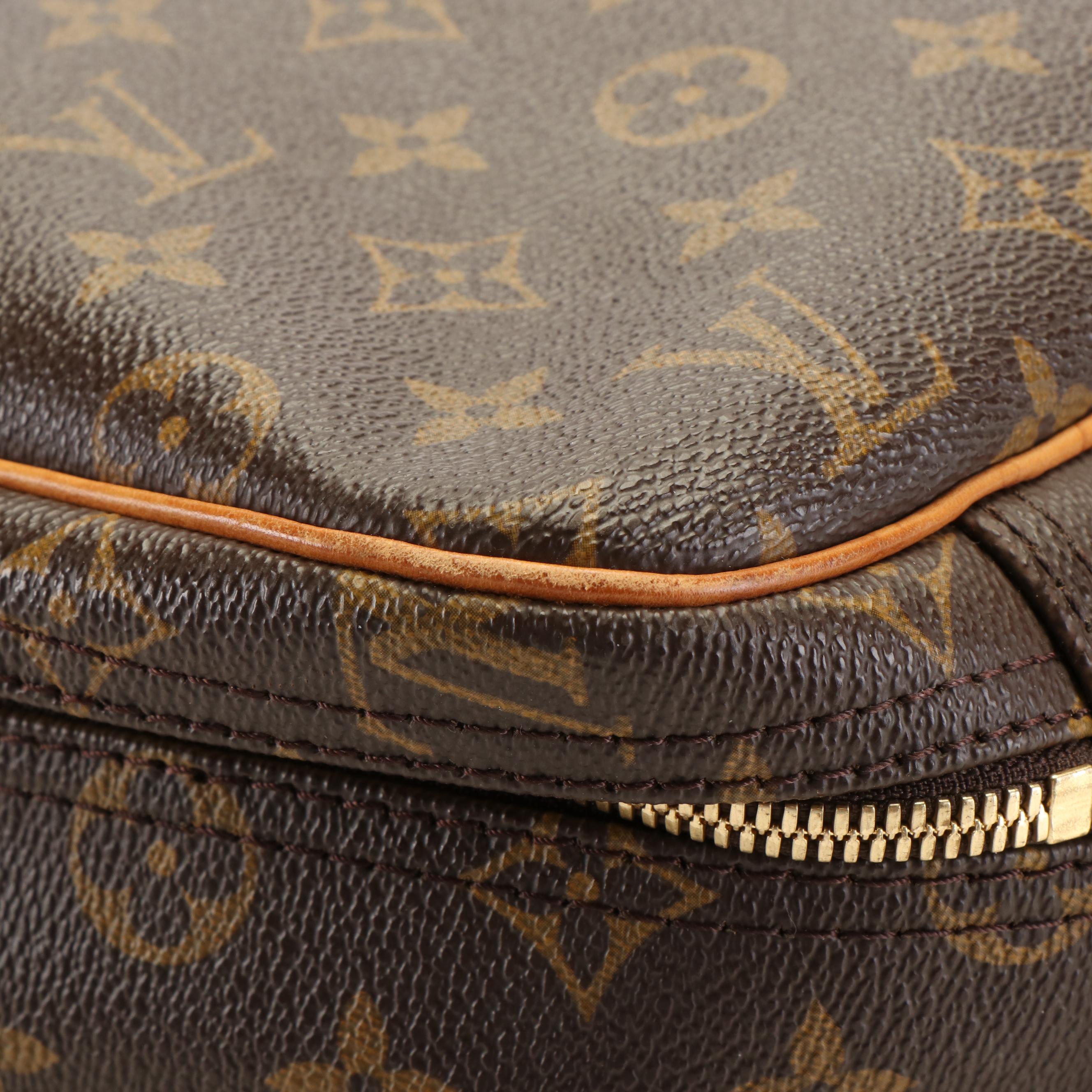 Louis Vuitton Excursion Shoe Bag in Brown Monogram Leather