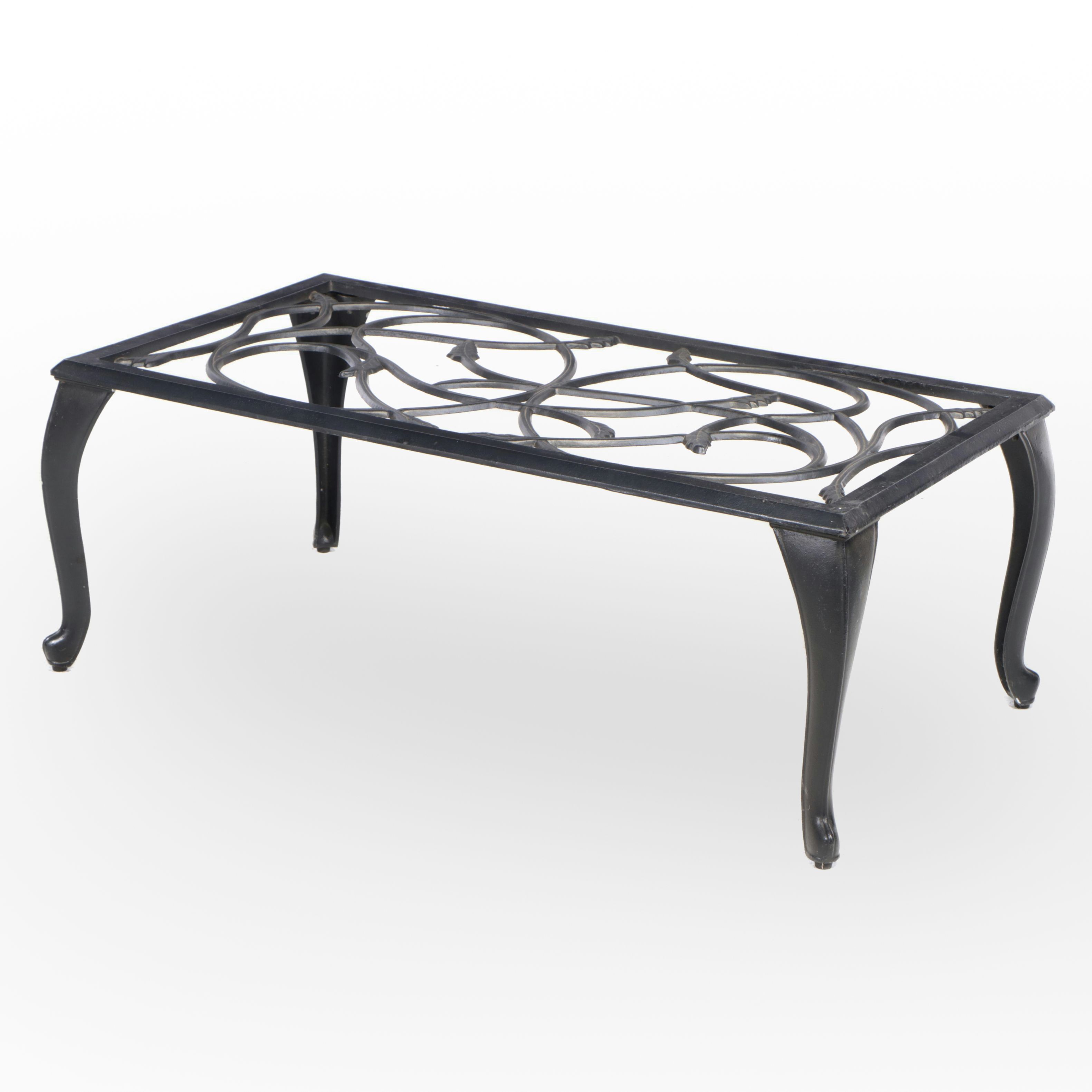 Three Aluminum Patio Tables