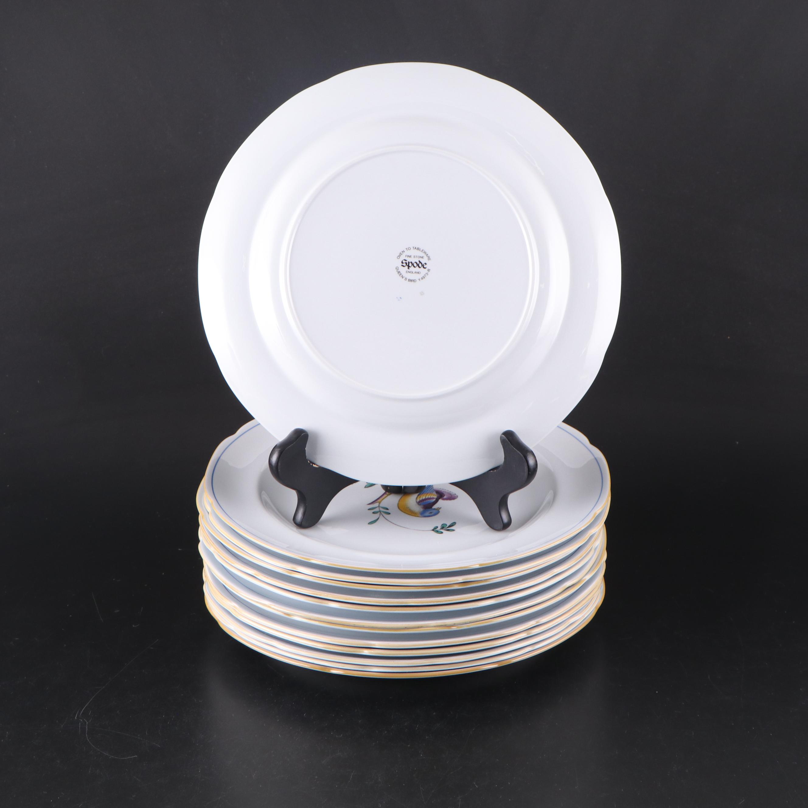 Copeland Spode "Queen's Bird" Stoneware Dinnerware