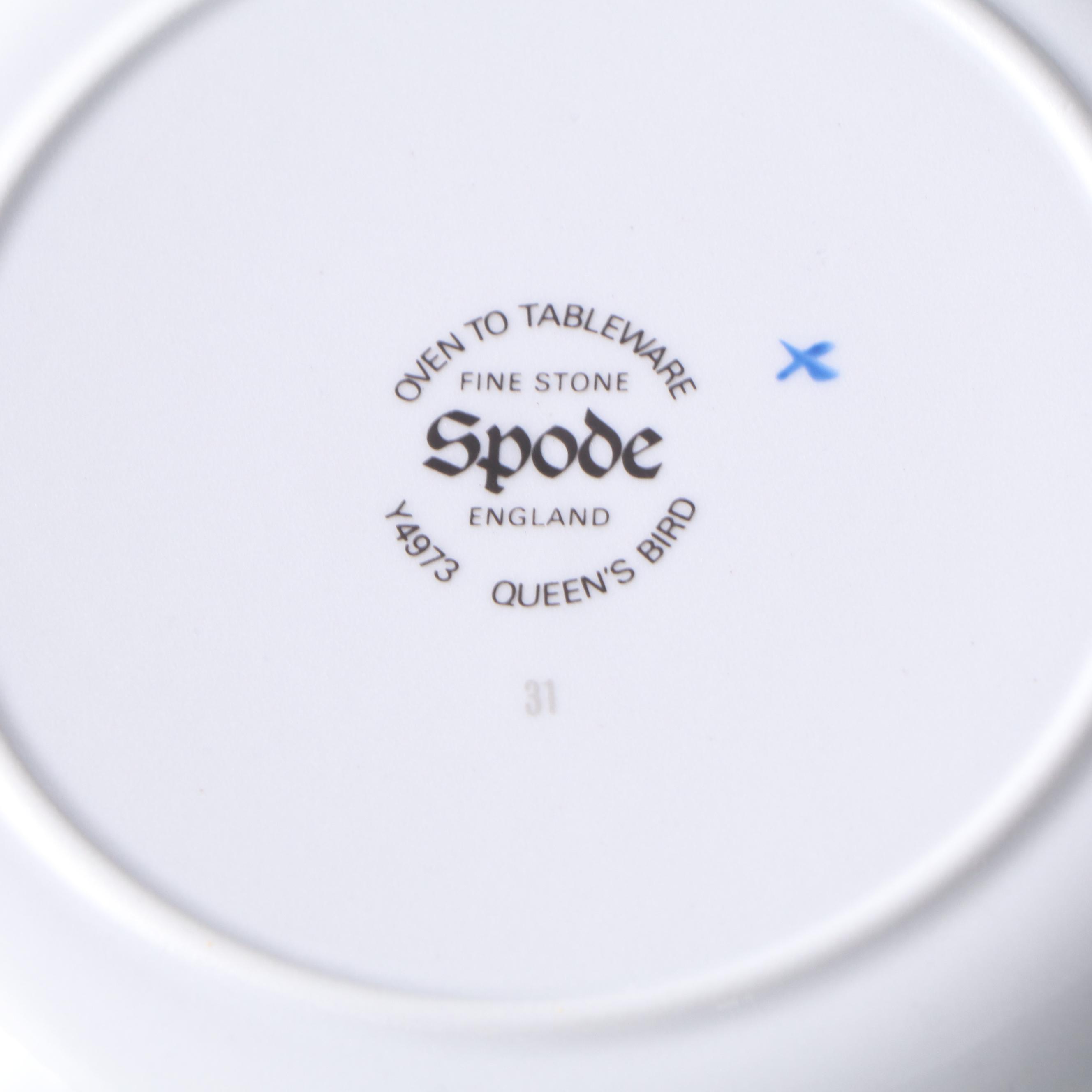 Copeland Spode "Queen's Bird" Stoneware Dinnerware