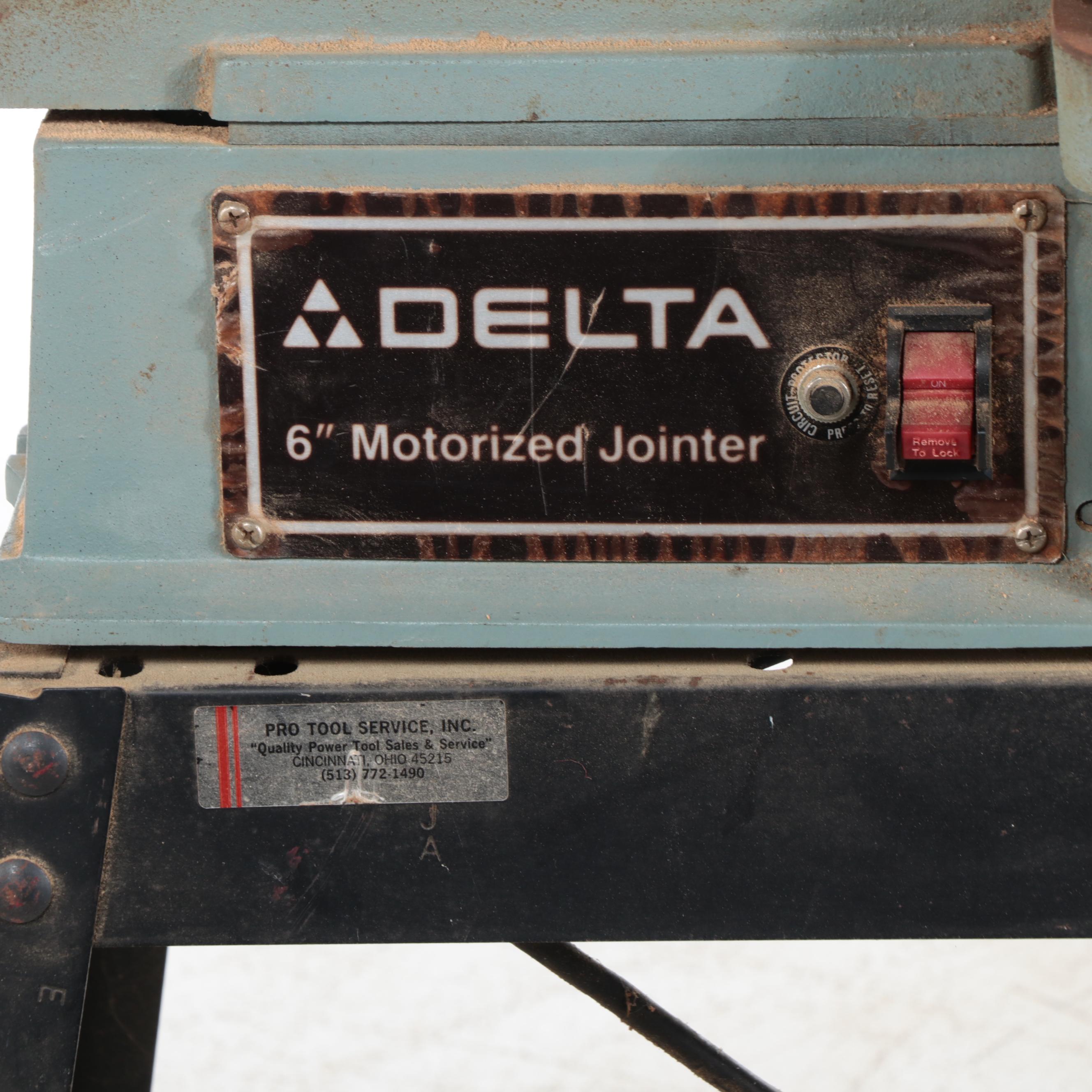 Delta 6" Motorized Jointer