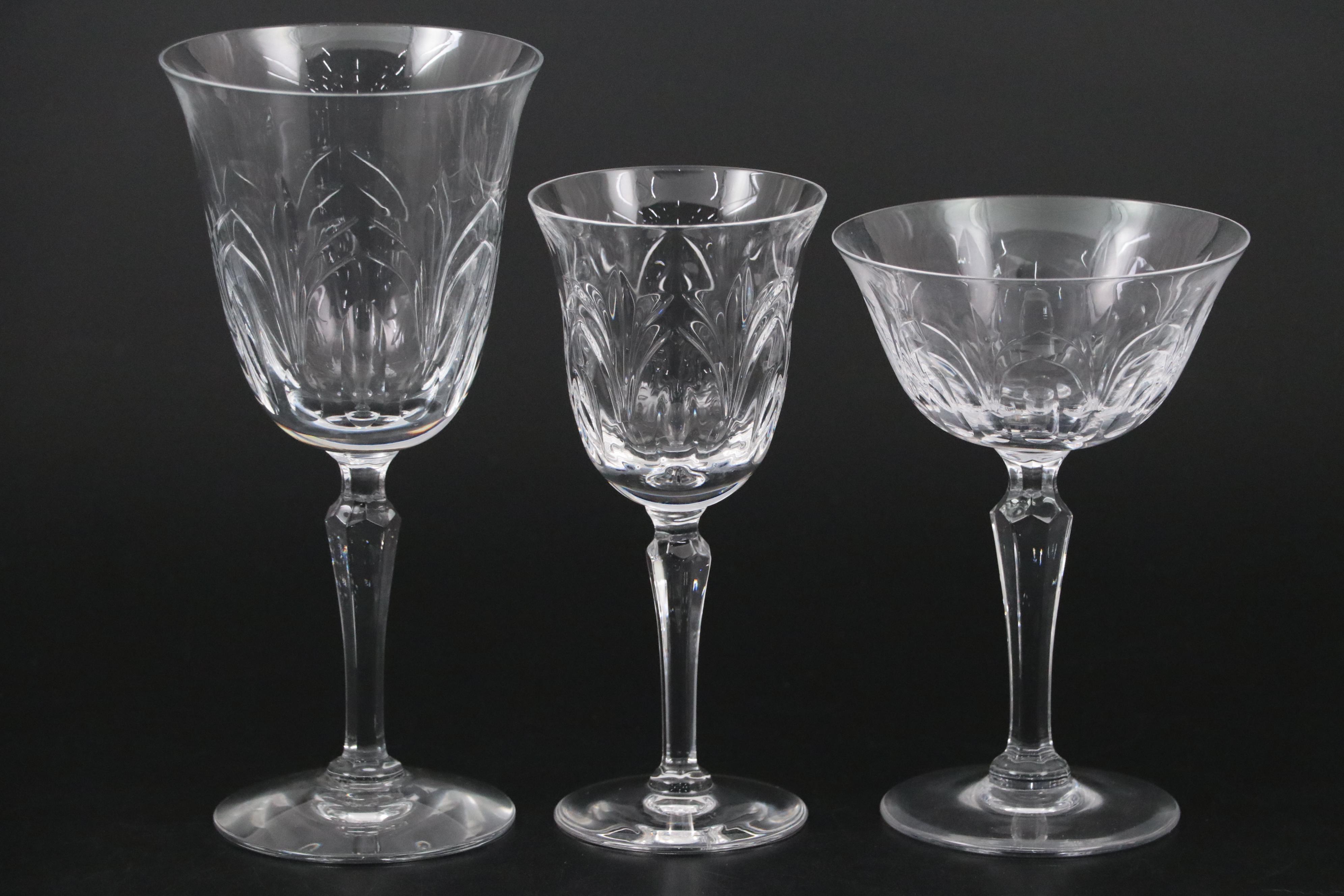 Tiffin-Franciscan "Chardonnay" Glass Stemware, 1975-1979