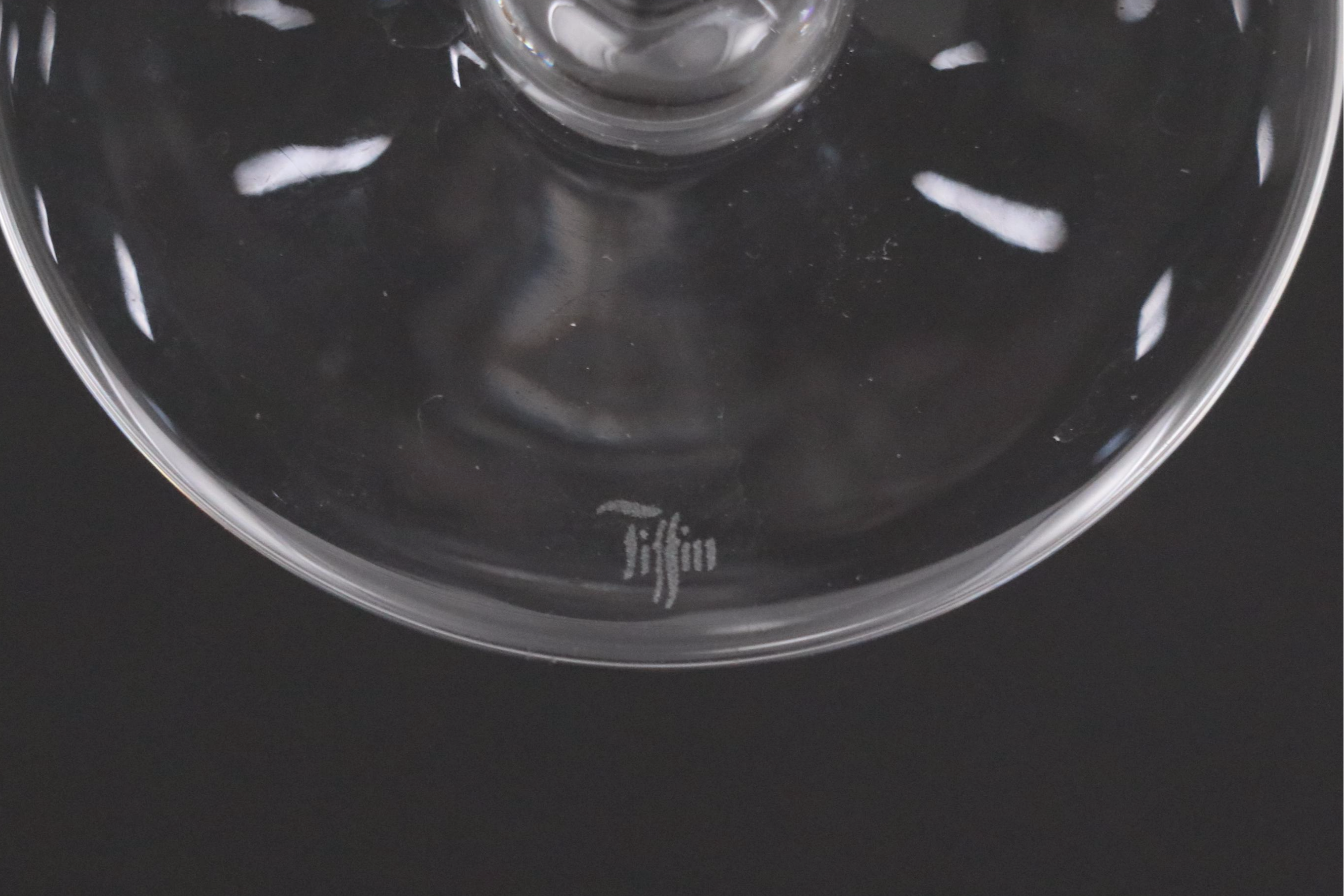 Tiffin-Franciscan "Chardonnay" Glass Stemware, 1975-1979