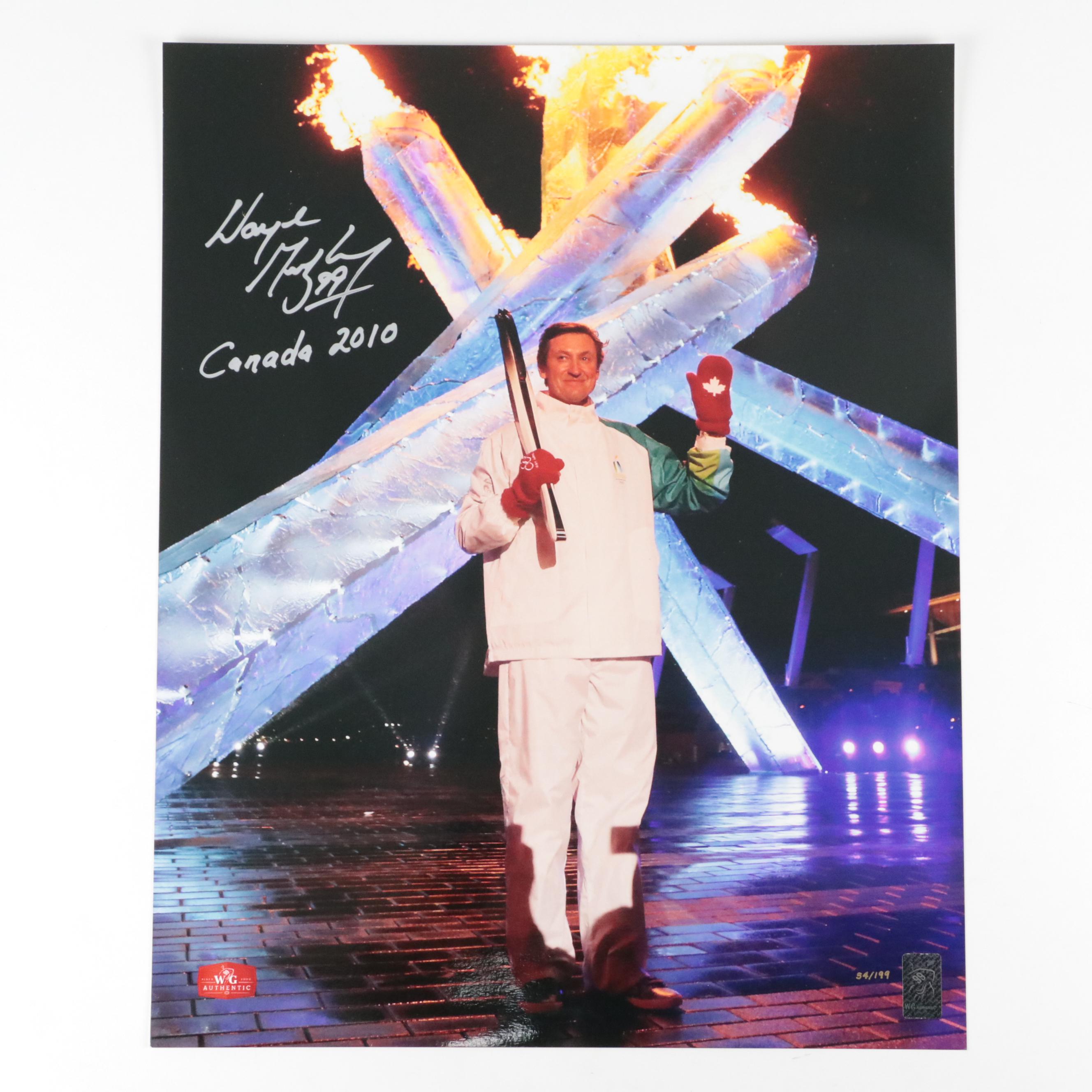 Wayne Gretzky Signed 2010 Olympic Prints