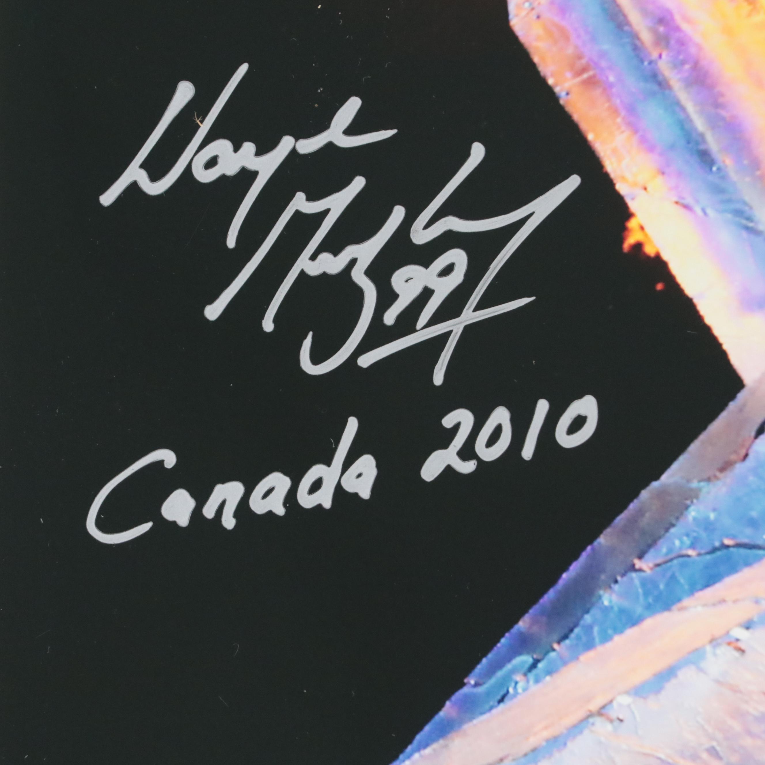 Wayne Gretzky Signed 2010 Olympic Prints