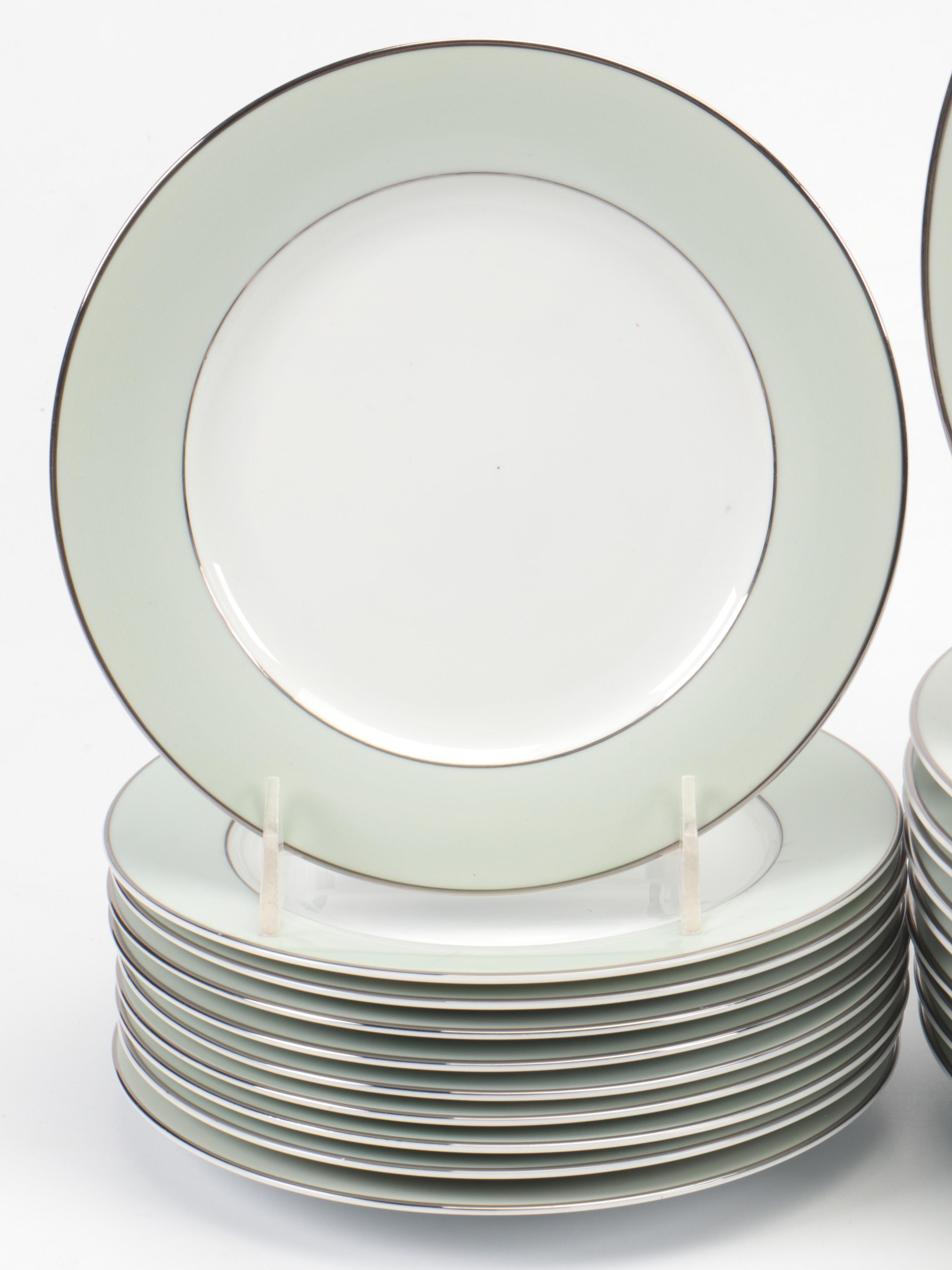 Noritake China "Greencourt" Dinnerware and Serving Pieces, 1953-1961
