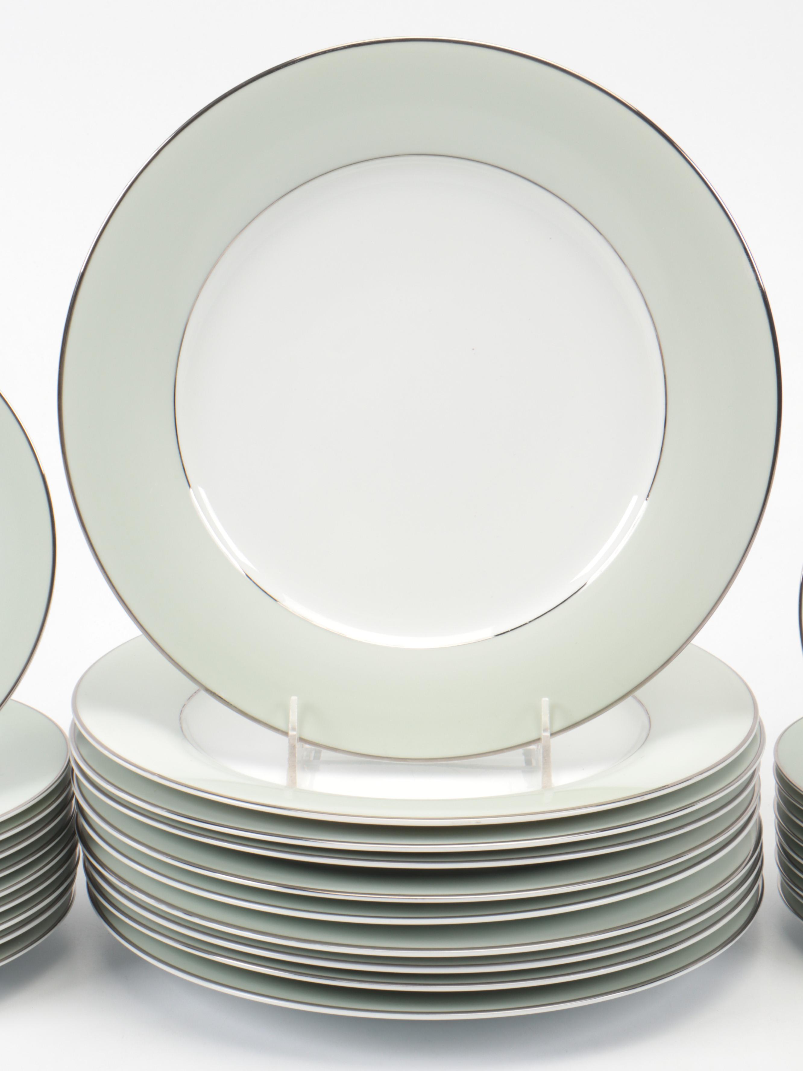 Noritake China "Greencourt" Dinnerware and Serving Pieces, 1953-1961