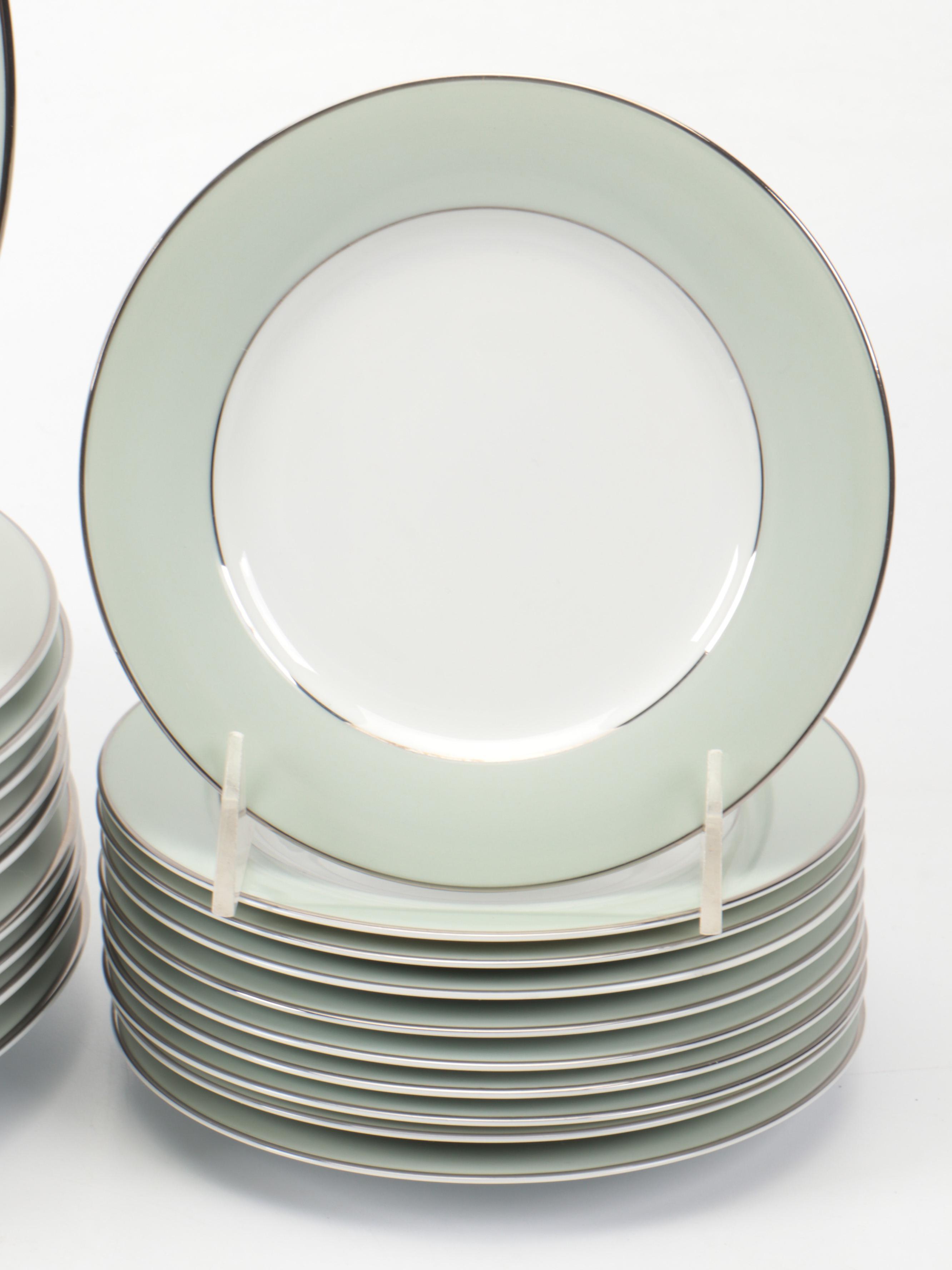 Noritake China "Greencourt" Dinnerware and Serving Pieces, 1953-1961