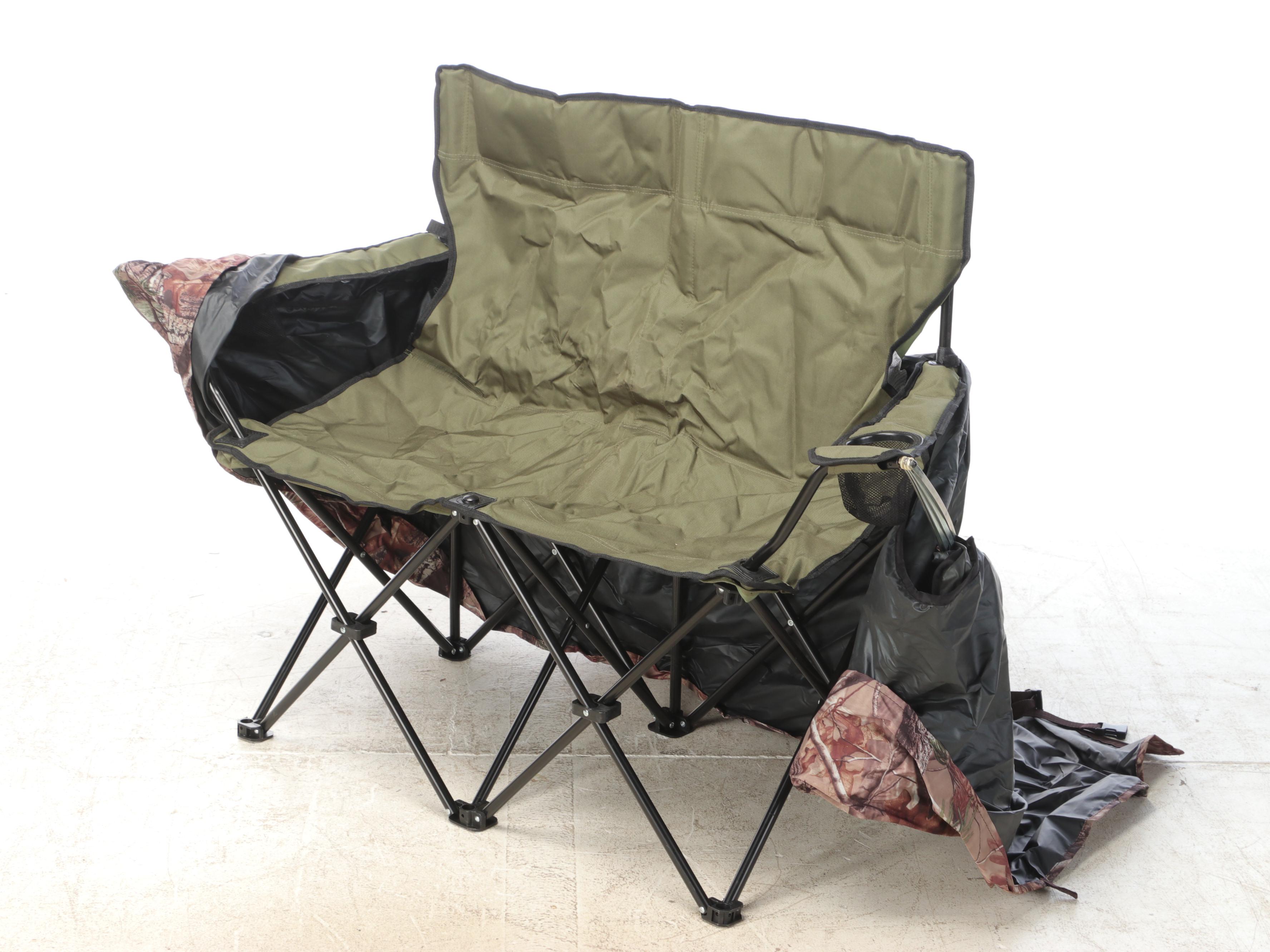 Realtree Chair Hide with Bass Pro Shop Tent and More, 21st Century EBTH