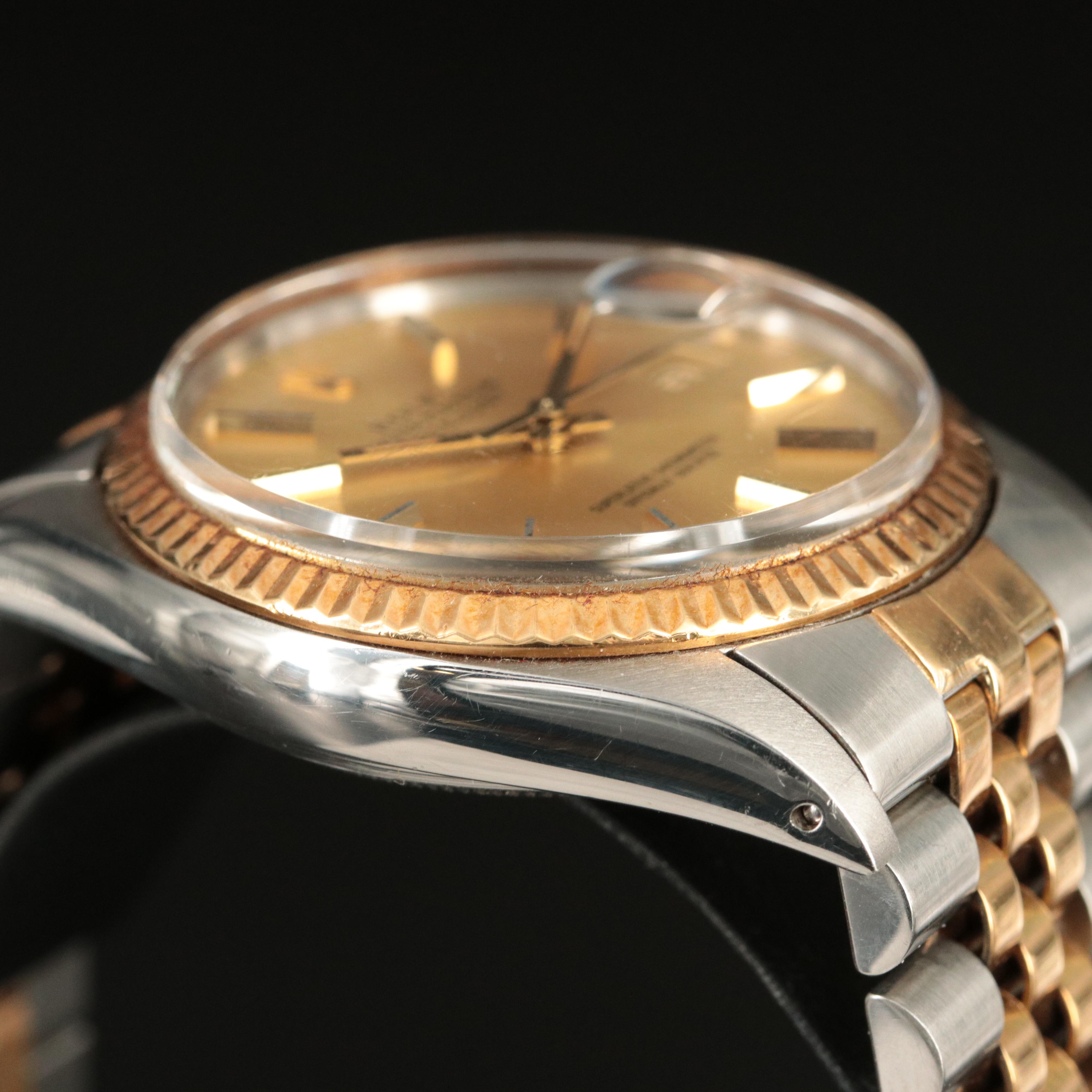 1984 Rolex Two-Tone Oyster Perpetual Datejust Watch