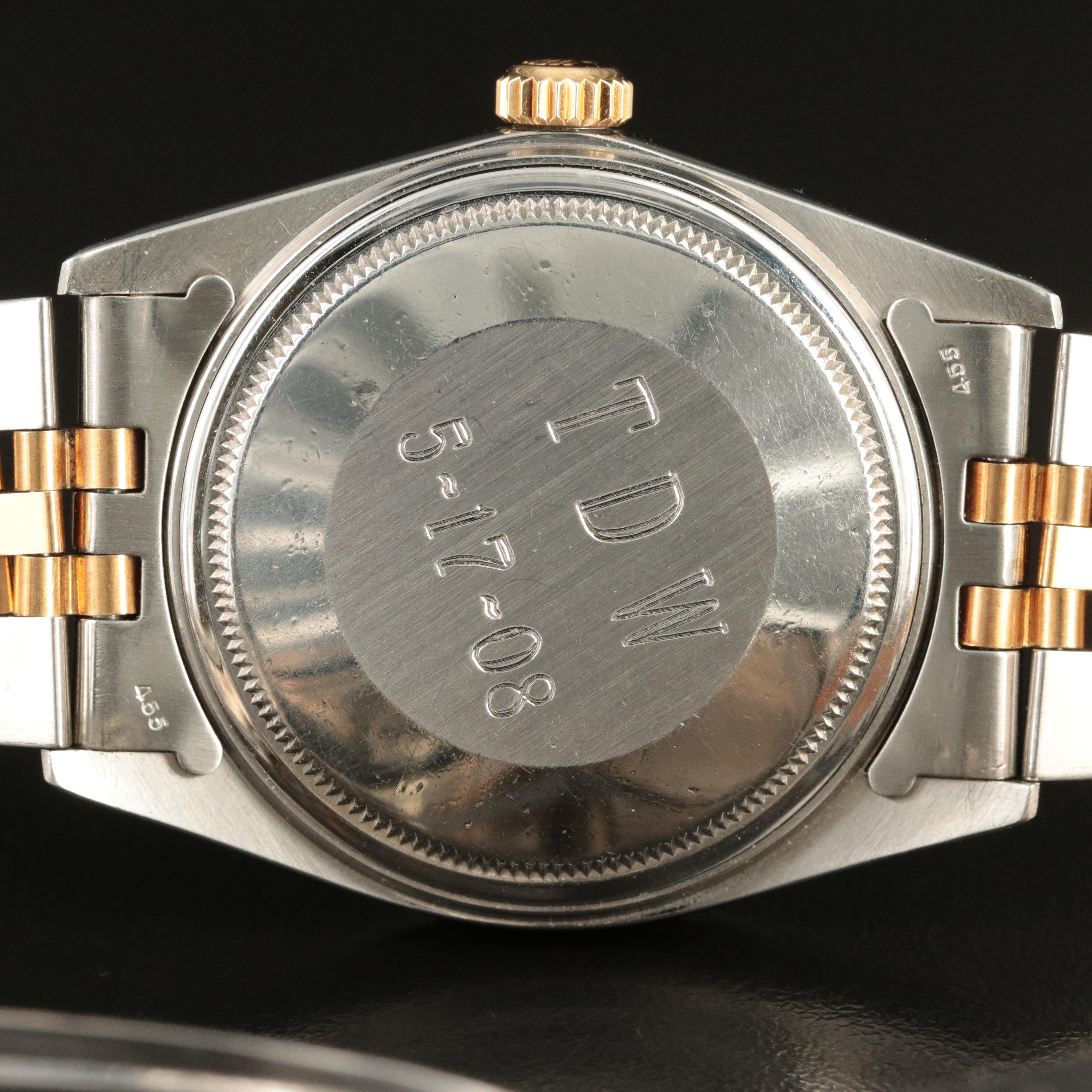 1984 Rolex Two-Tone Oyster Perpetual Datejust Watch