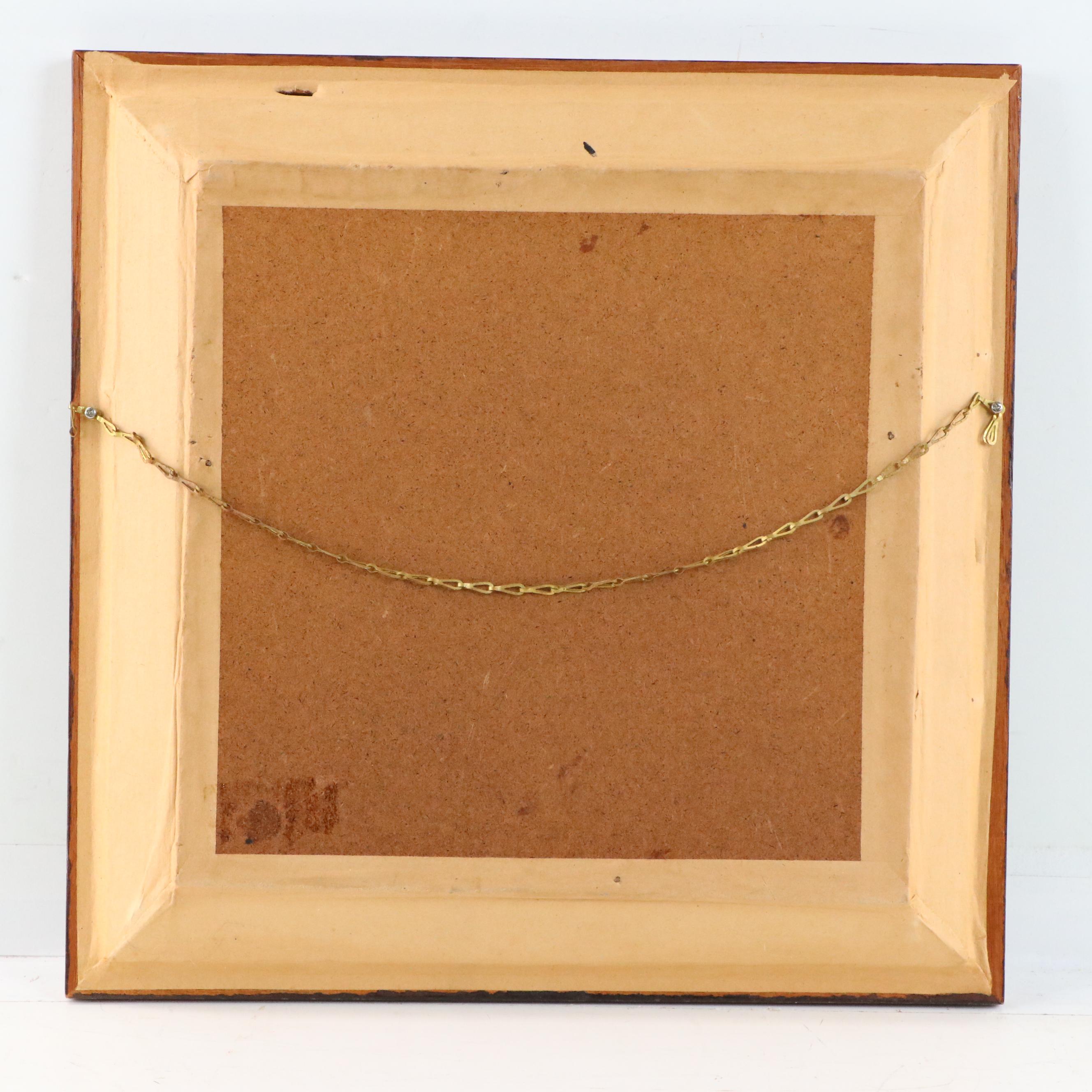 Burmese Handmade Figural Kalaga Framed Wall Hanging