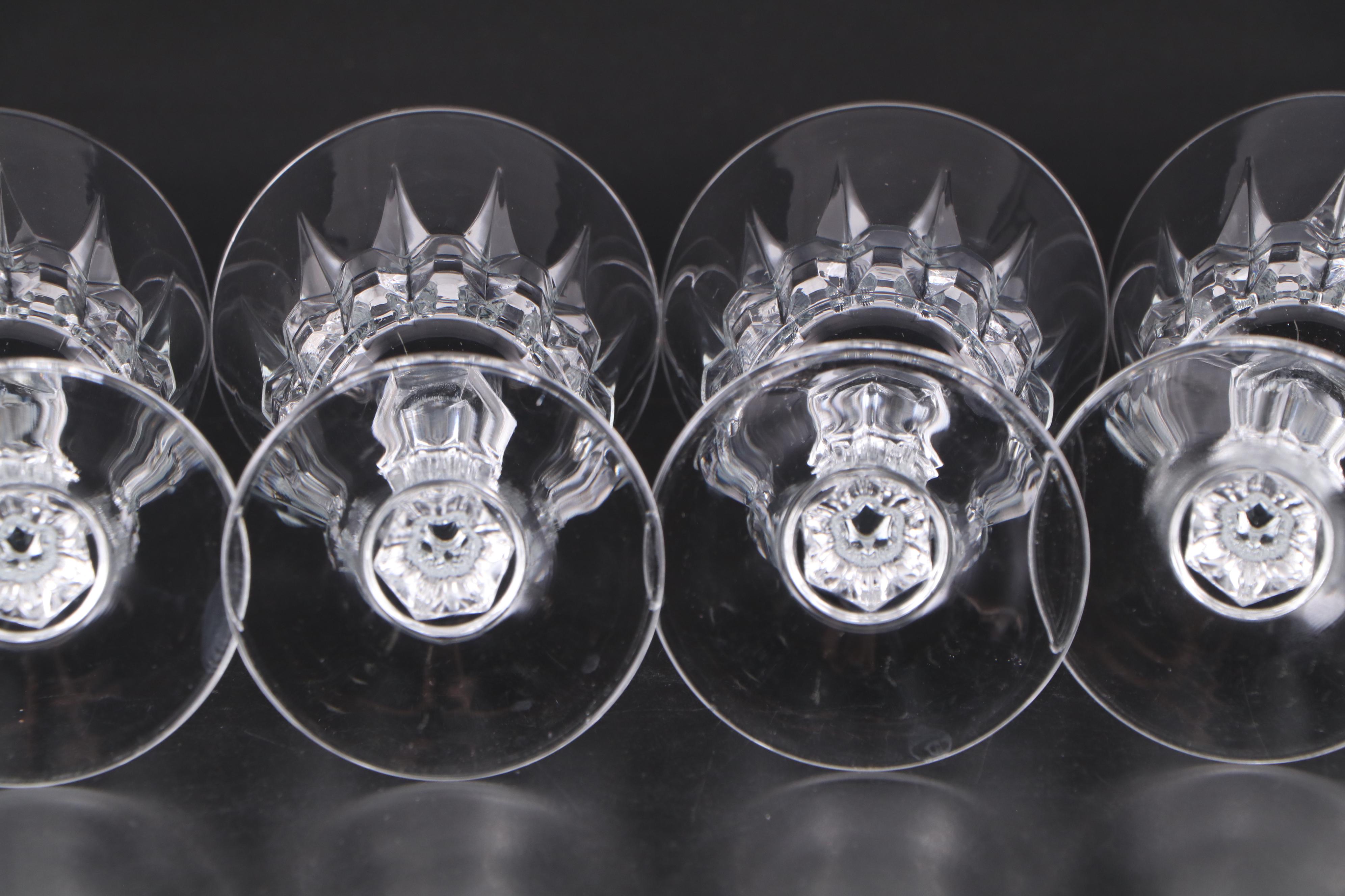 Cristal d'Arques-Durand "Chantelle" Crystal Stemware and Cocktail Glasses