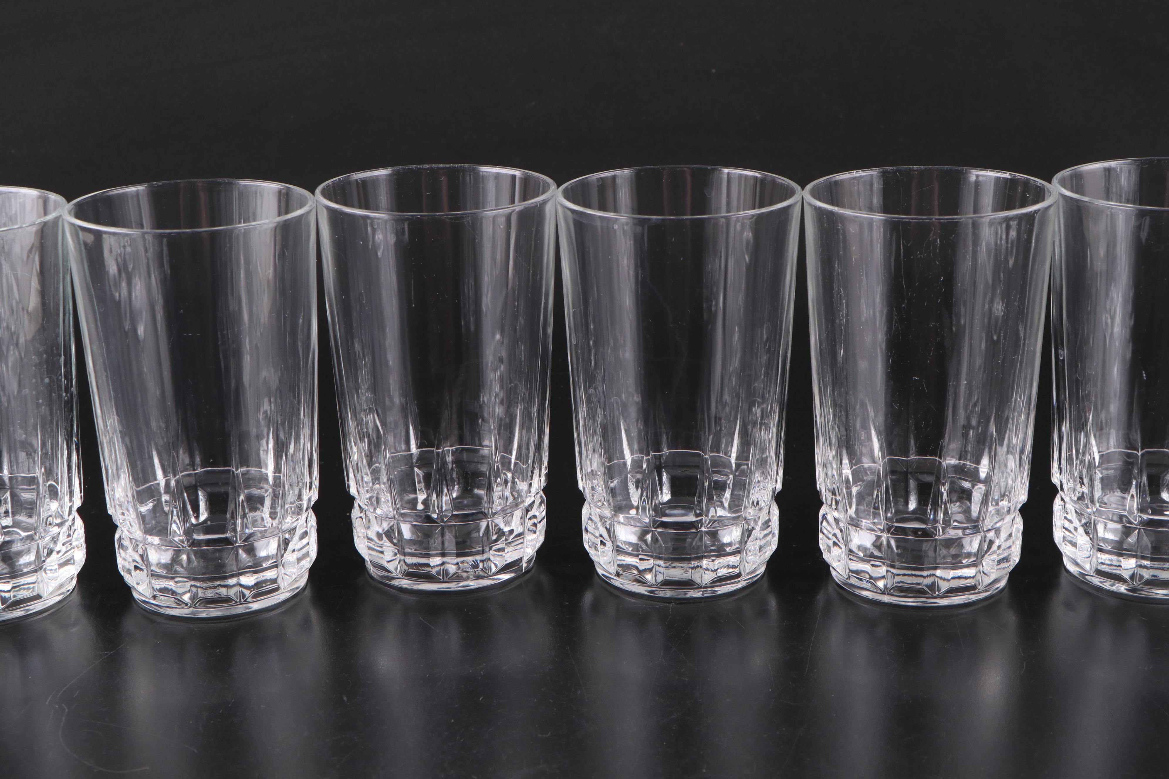 Cristal d'Arques-Durand "Chantelle" Crystal Stemware and Cocktail Glasses