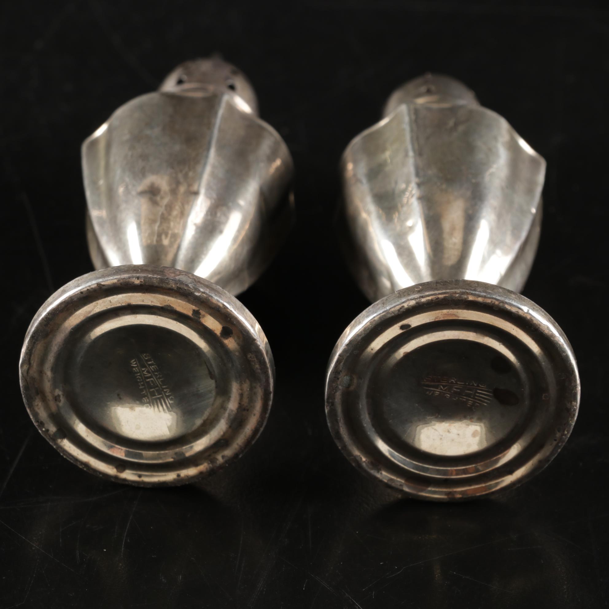 Sterling Silver Bowl, Crystal Relish Bowl with Sterling Base and Other Items